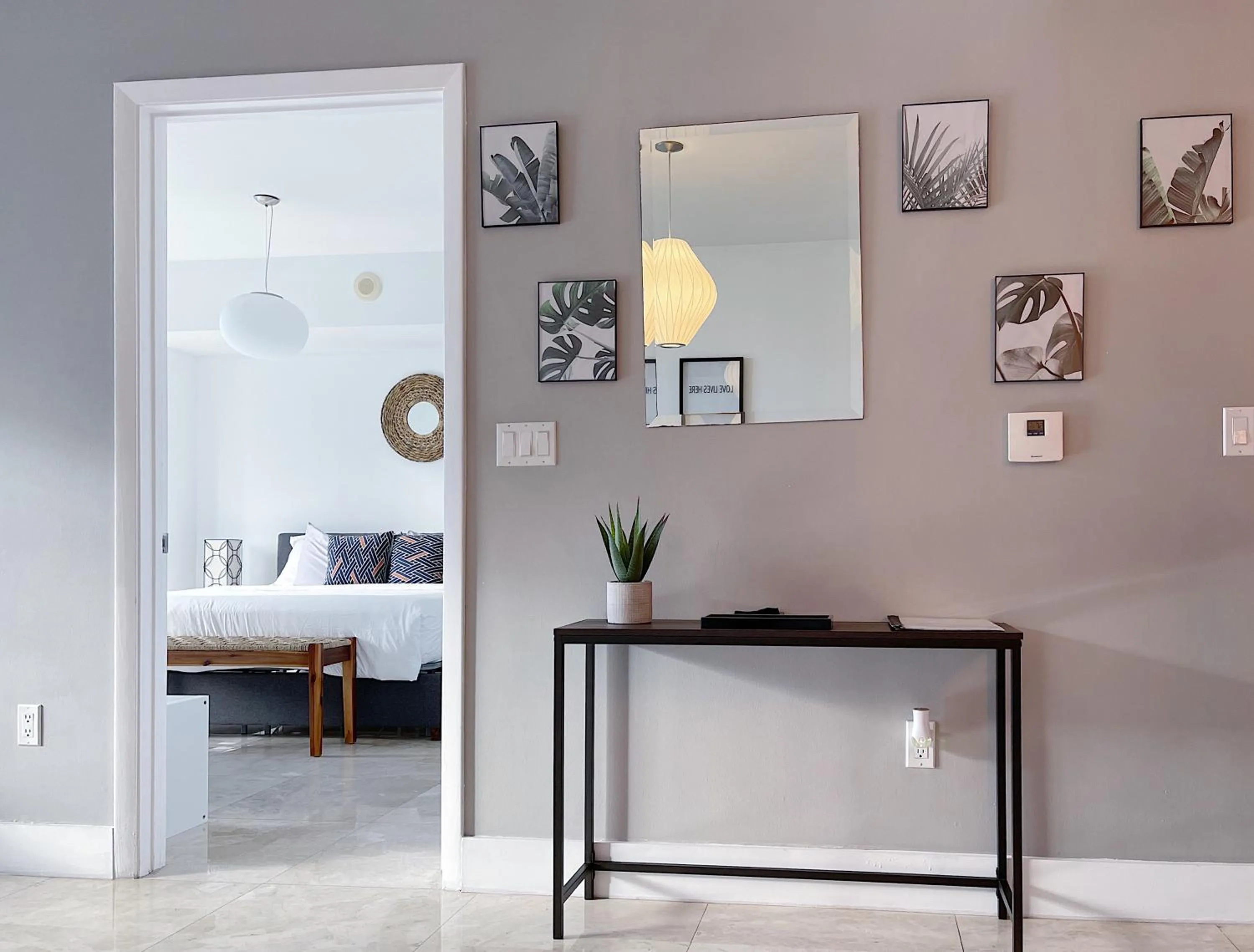 Bed in Icon Brickell Miami