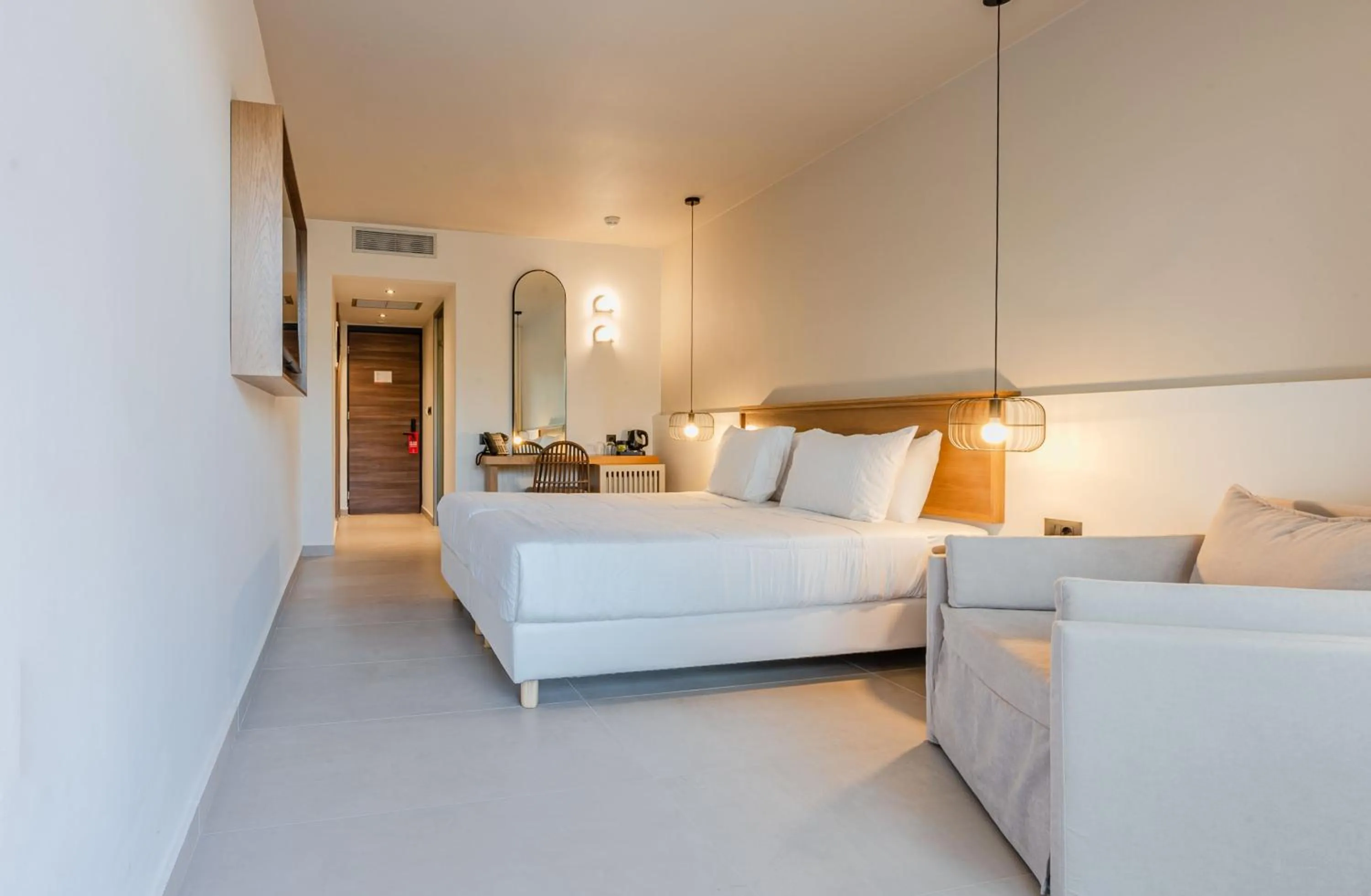 Bed in Iolida Corfu Resort & Spa by Smile Hotels