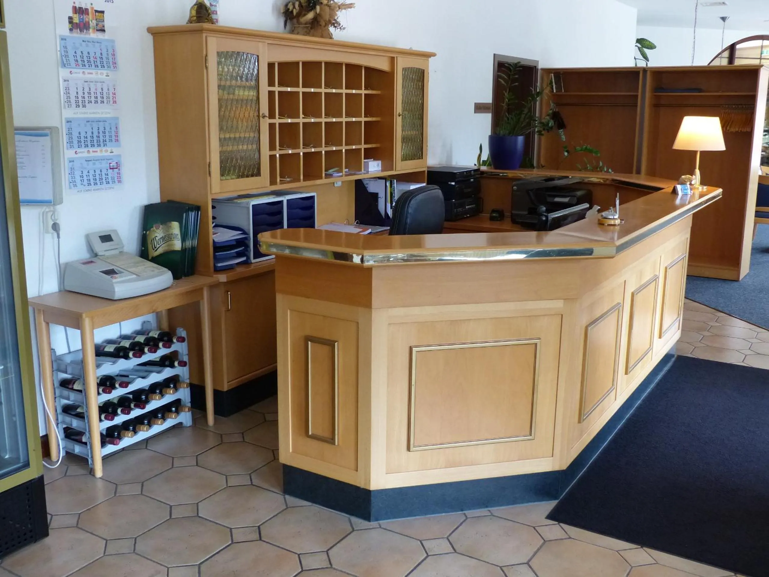 Lobby or reception in Hotel Zum Anger