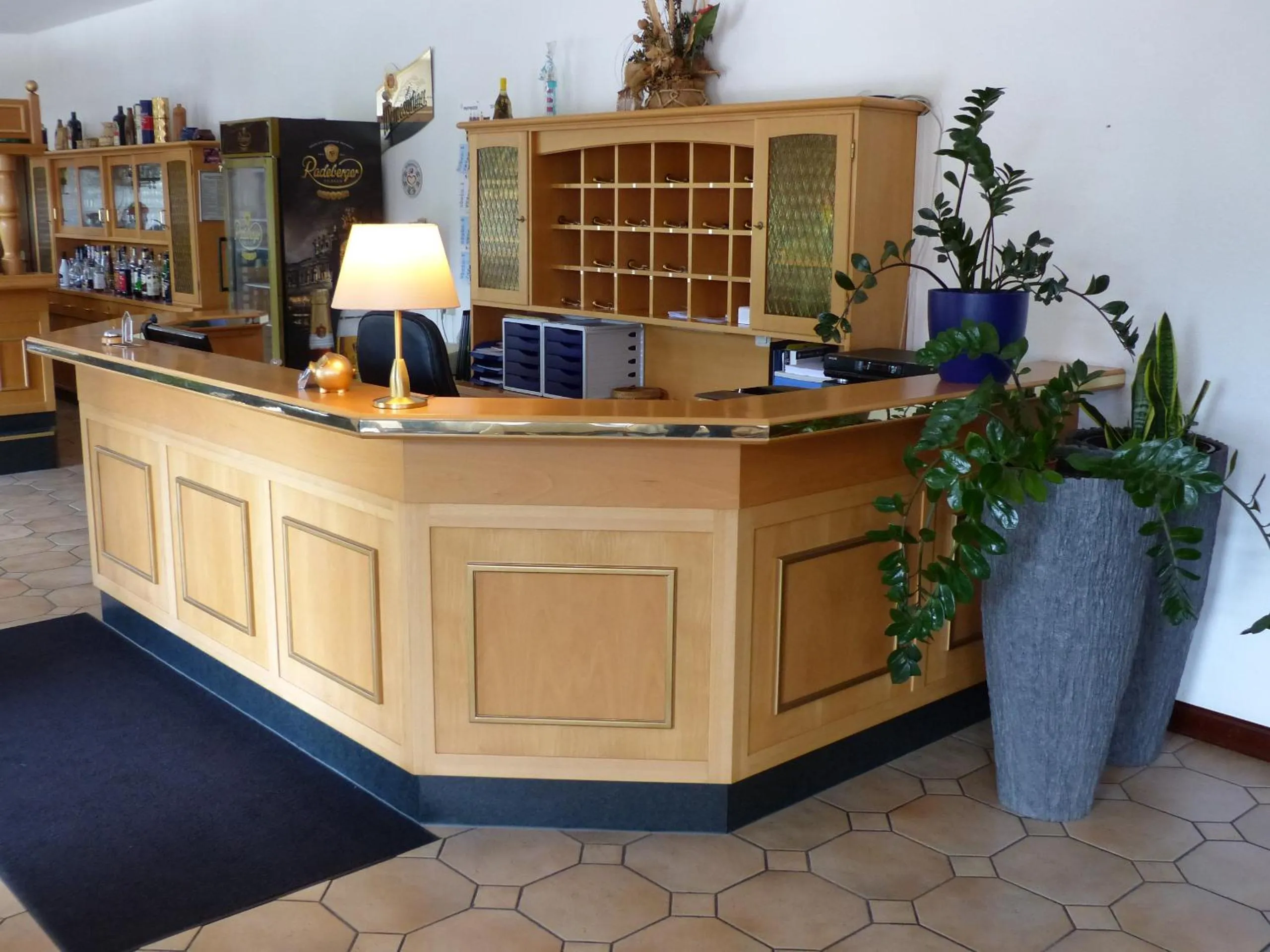 Lobby or reception in Hotel Zum Anger