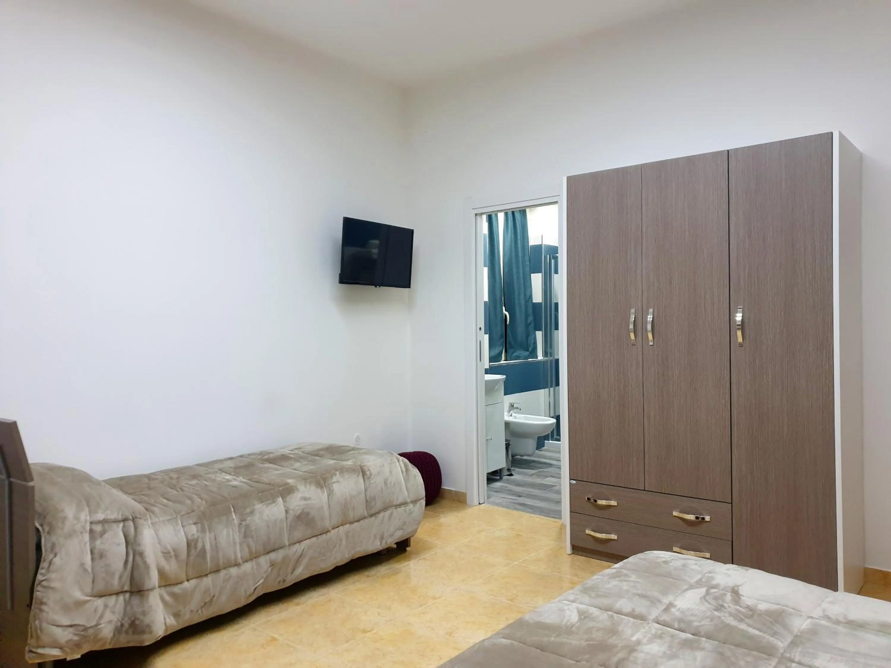 Bed in B&B HERCULANEUM RUINS