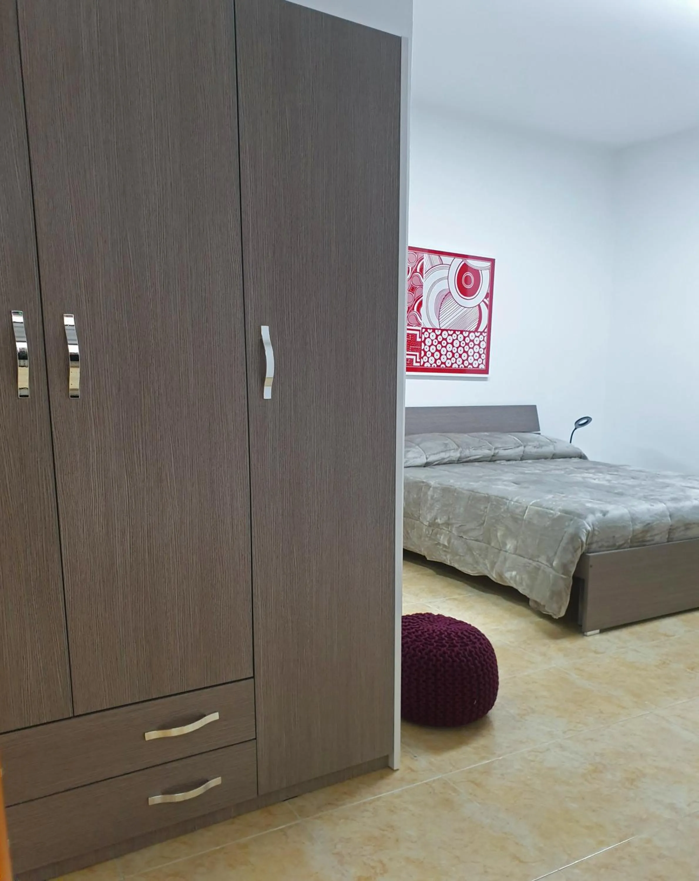 Bedroom, Bed in B&B HERCULANEUM RUINS