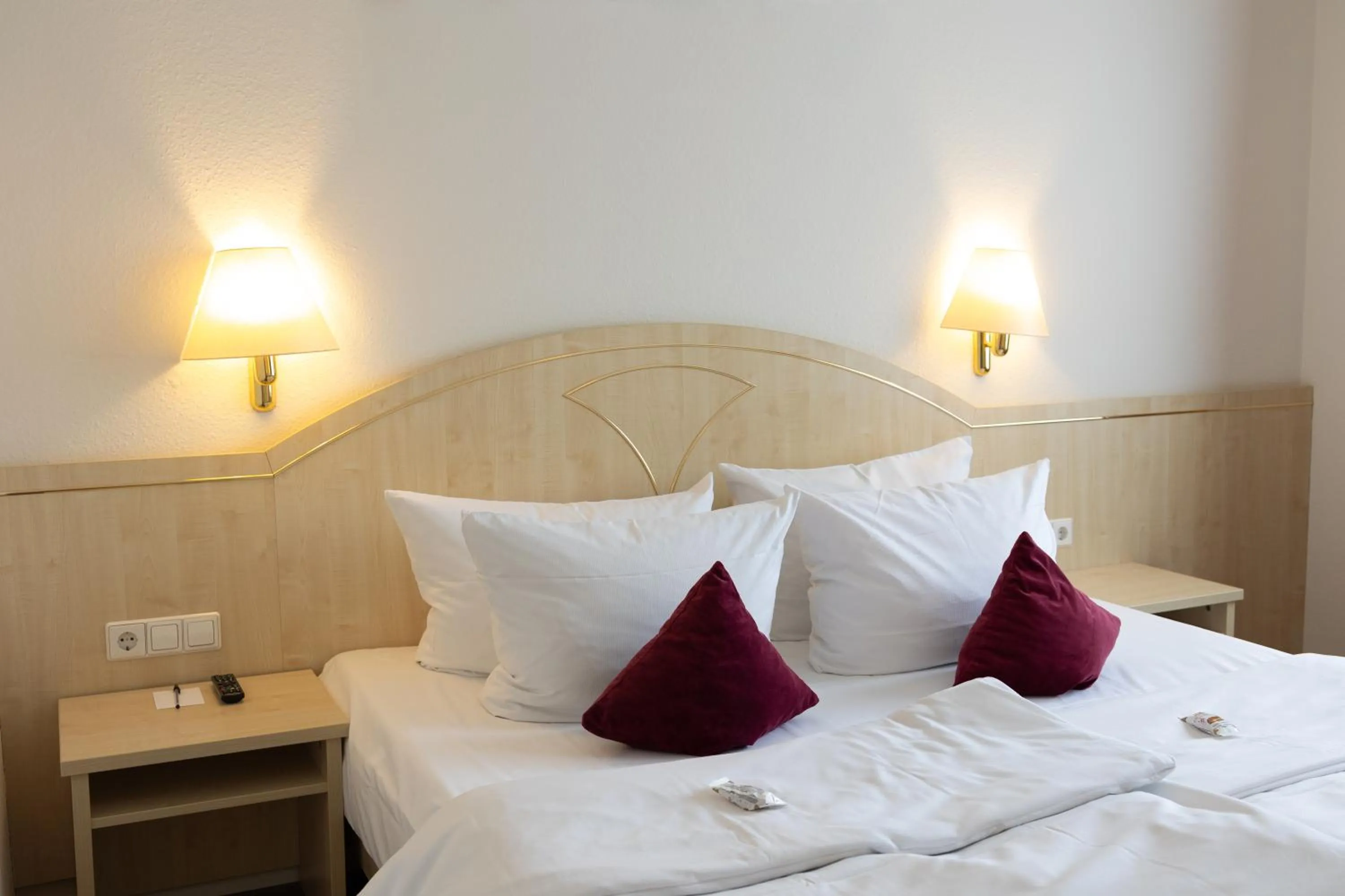 Bed in Hotel Kübler