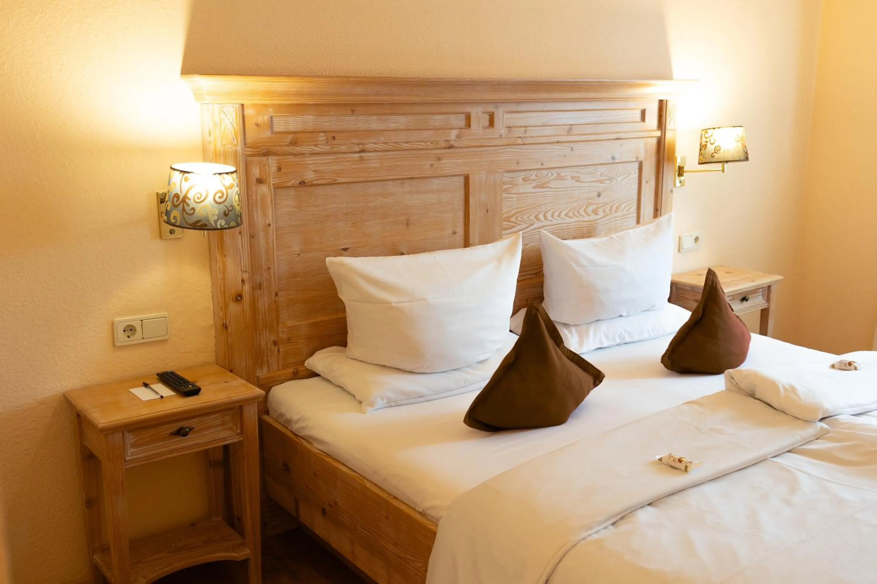 Bed in Hotel Kübler