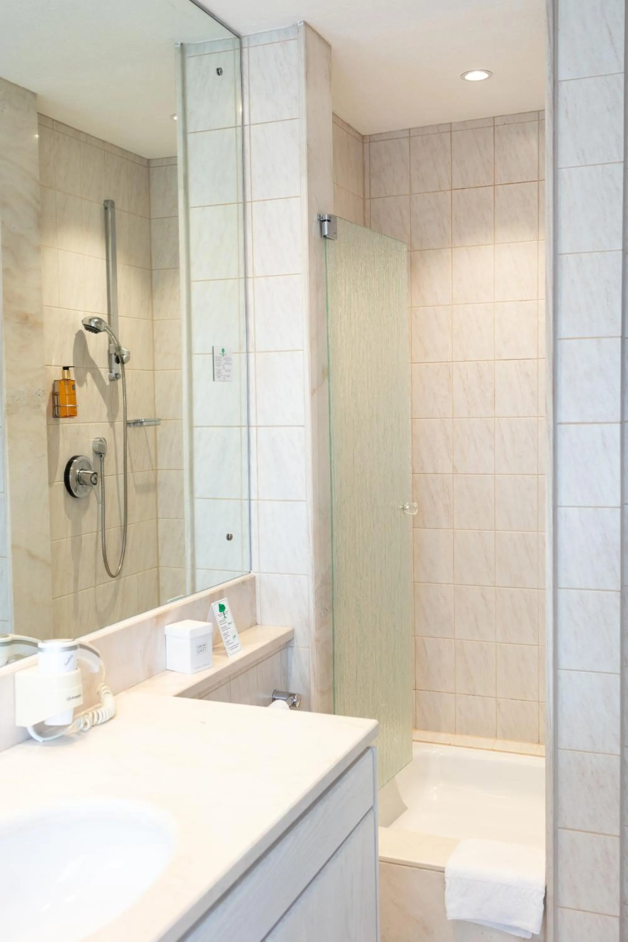 Shower in Hotel Kübler