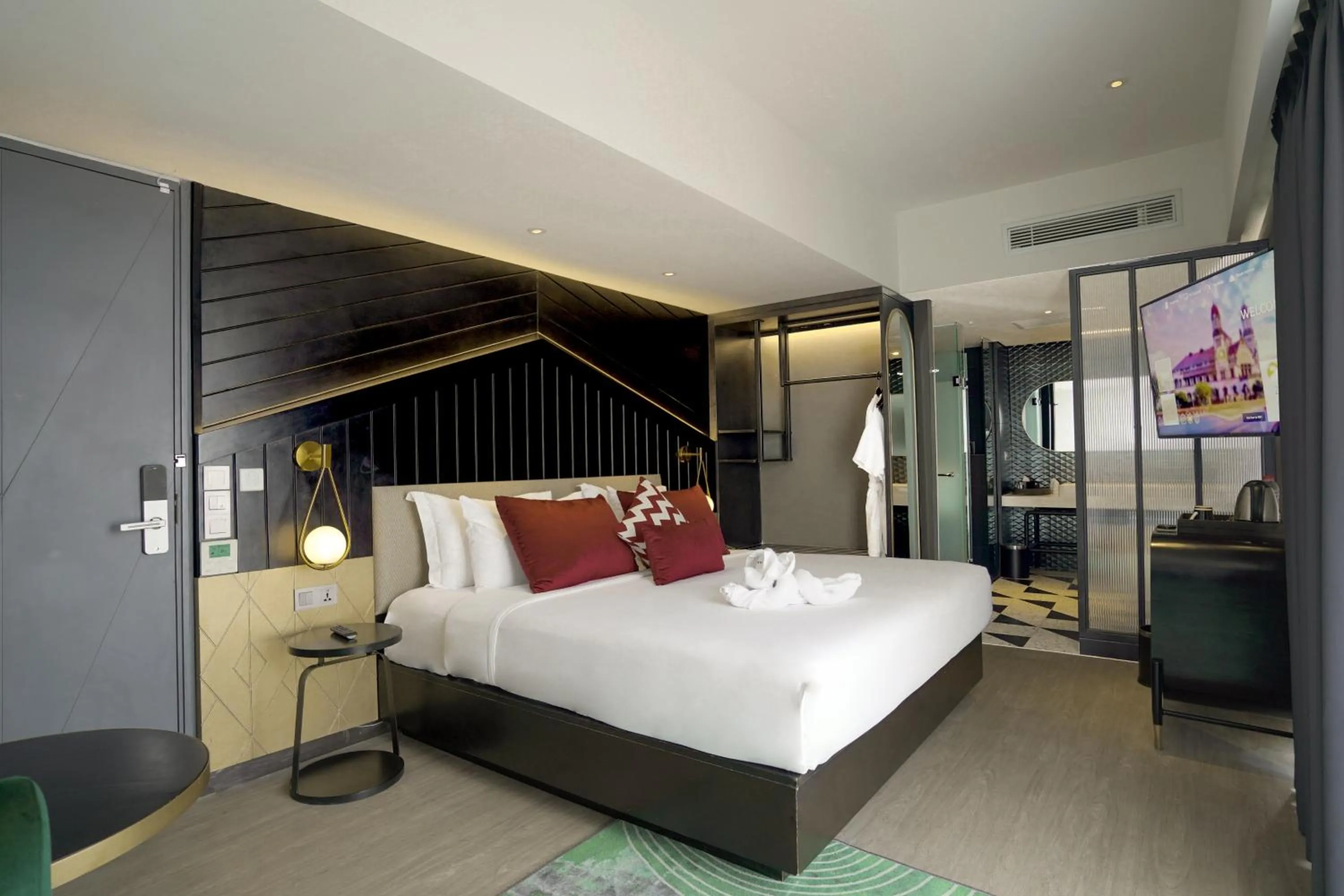 Bed in Awann Sewu Boutique Hotel and Suite Semarang