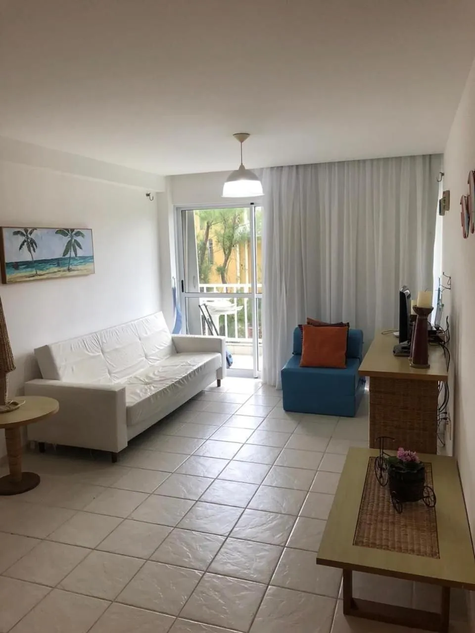 Living room, Bed in Muro Alto Marupiara Suítes