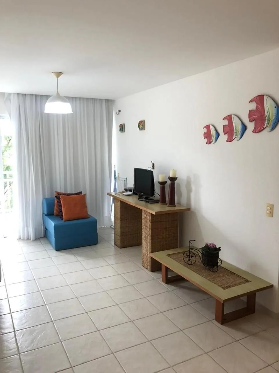 Living room in Muro Alto Marupiara Suítes