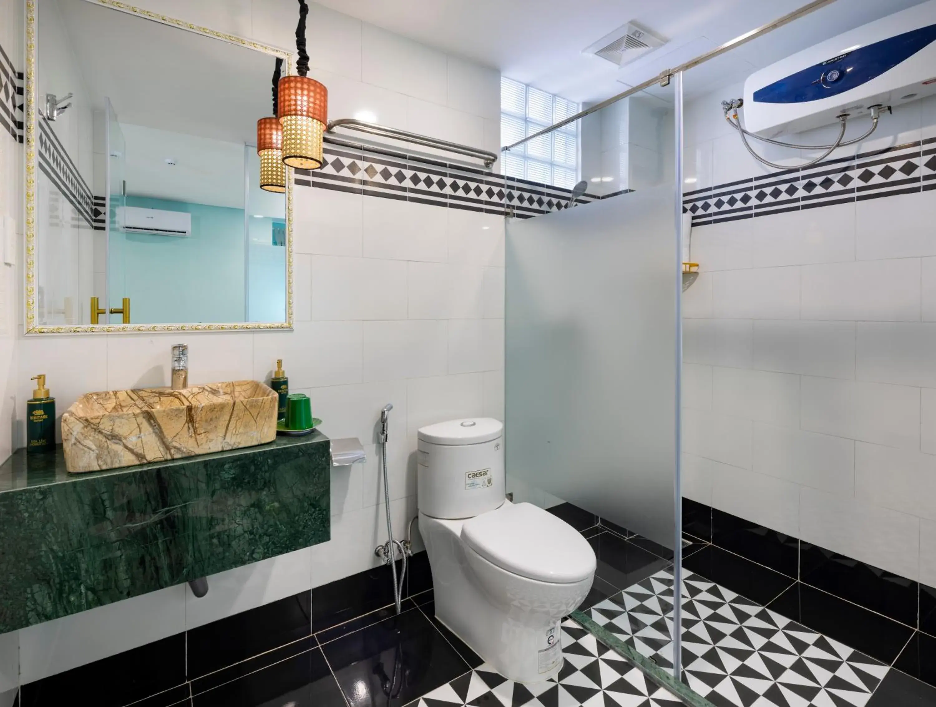 Bathroom in Heritage Boutique Sierra Legend Bathroom in Heritage Boutique Sierra Legend