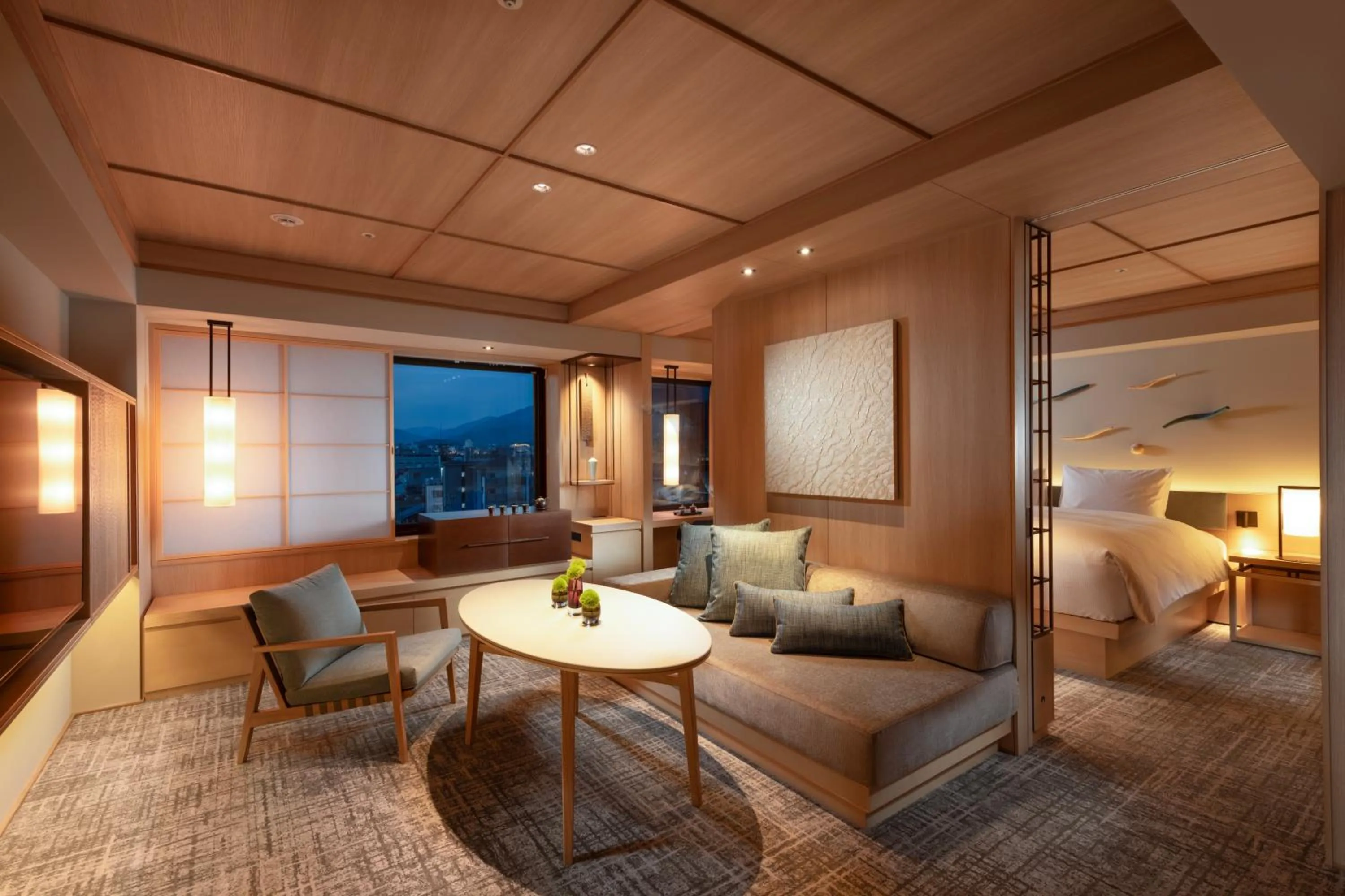 Living room in DoubleTree by Hilton Kyoto Higashiyama