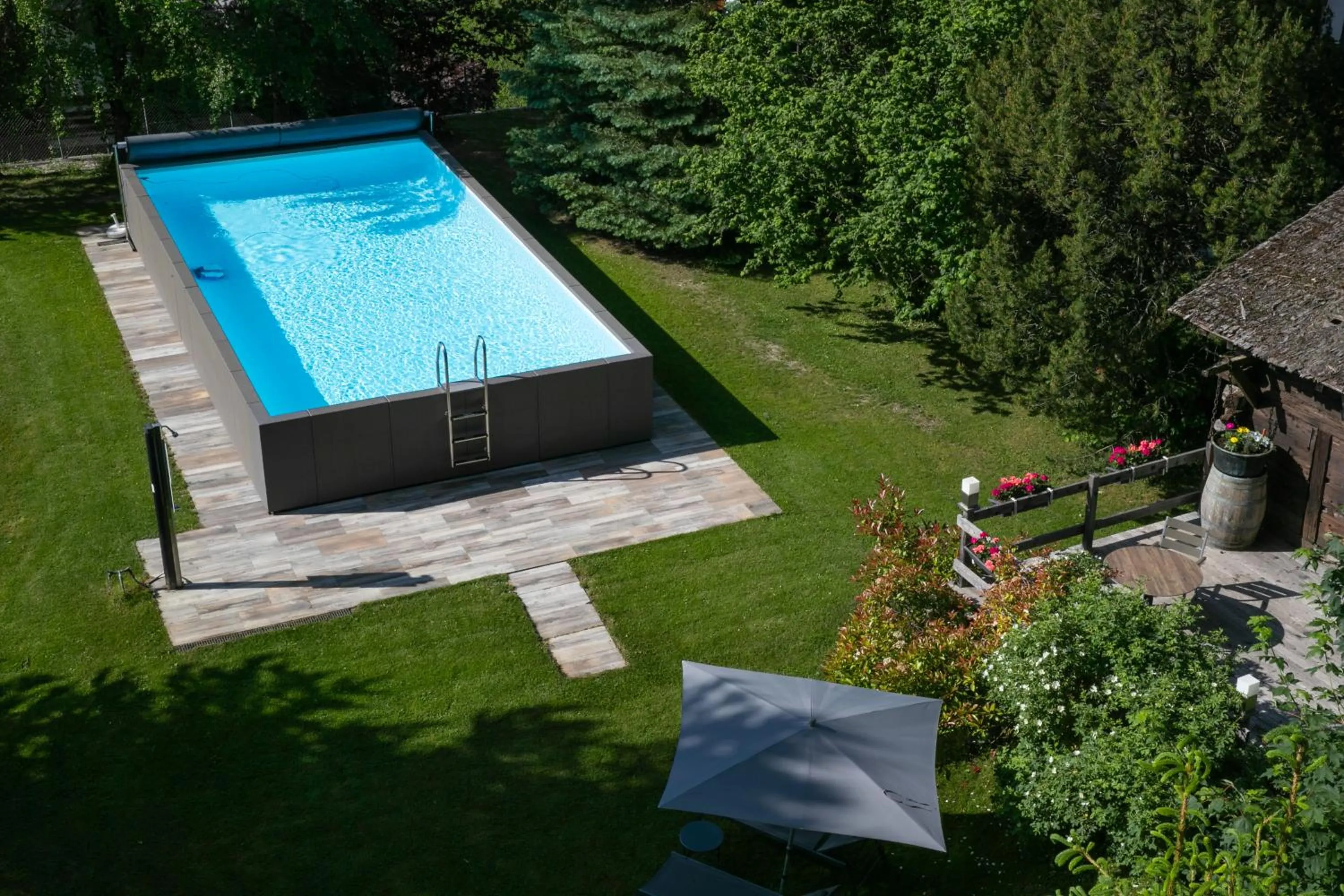 Garden in Hotel La Prairie