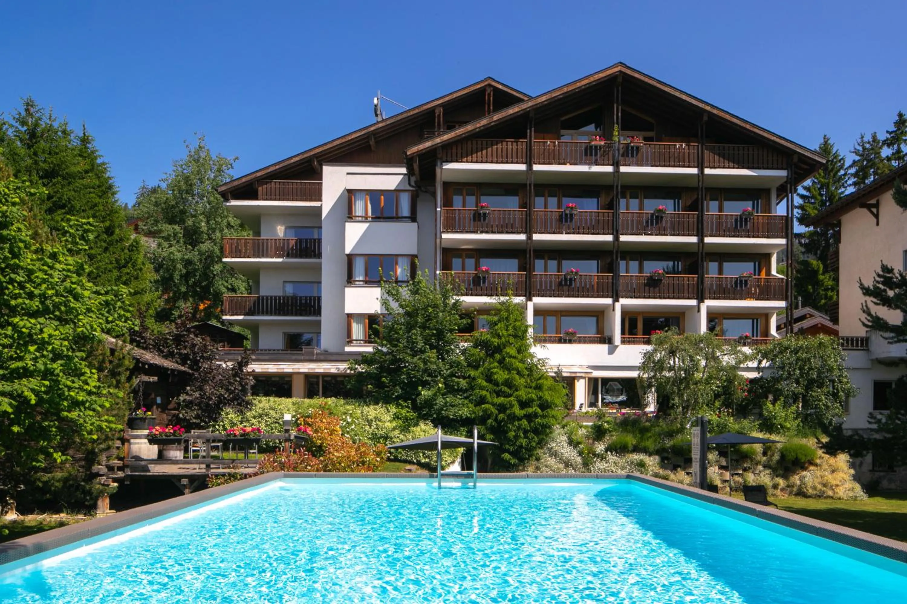 Patio in Hotel La Prairie