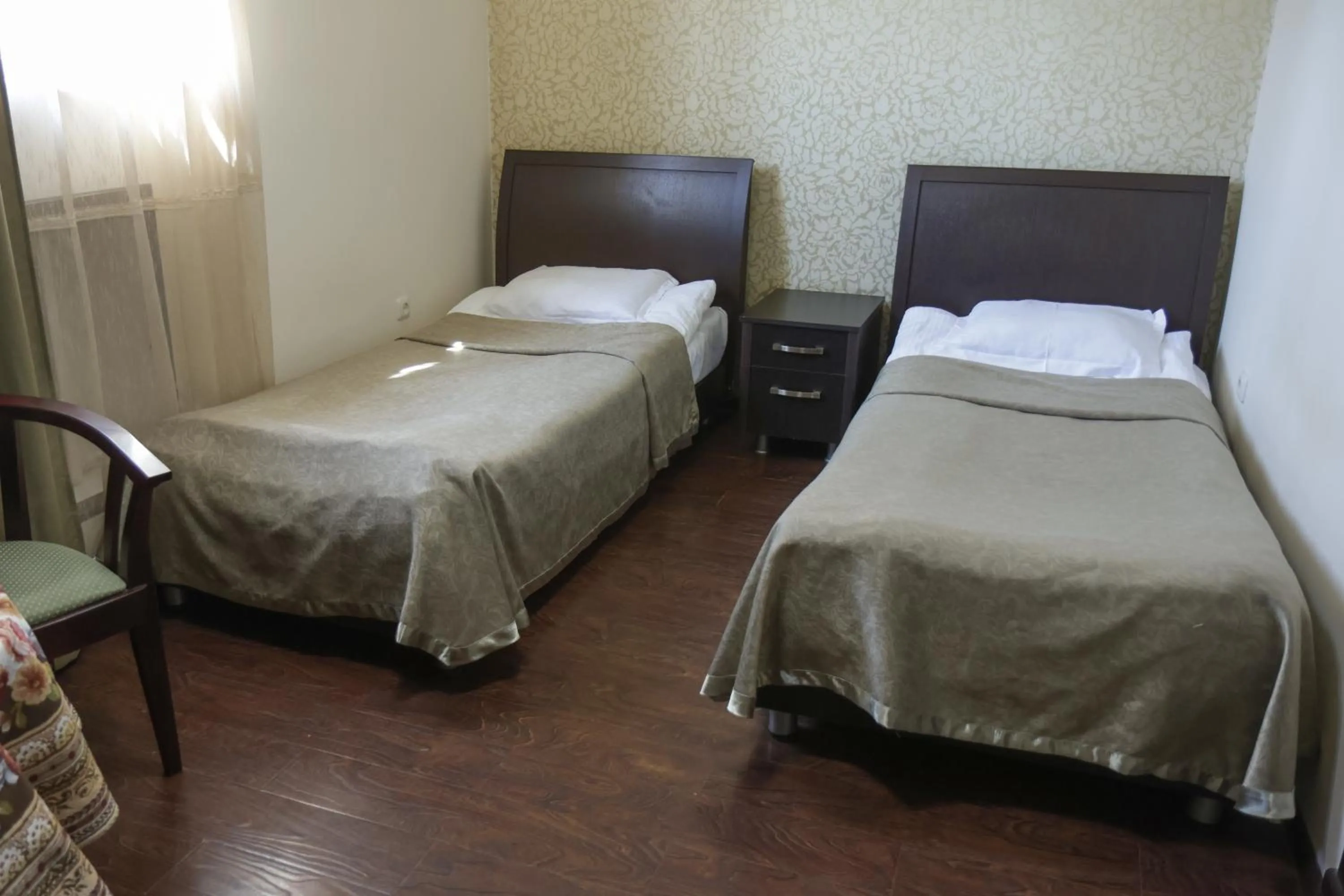 Bed in Parvana Hotel