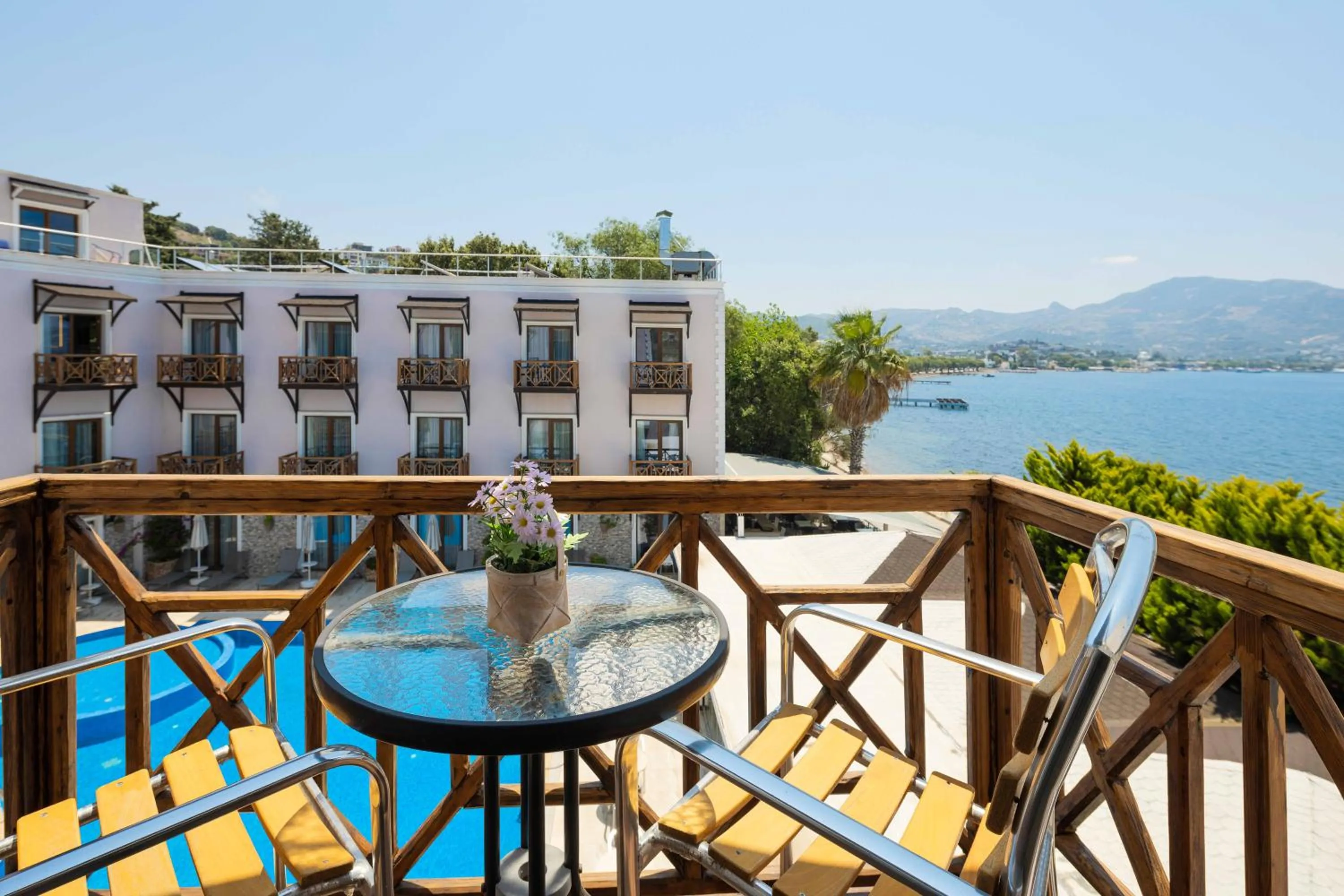 Balcony/Terrace in Elite Hotel Yalıkavak