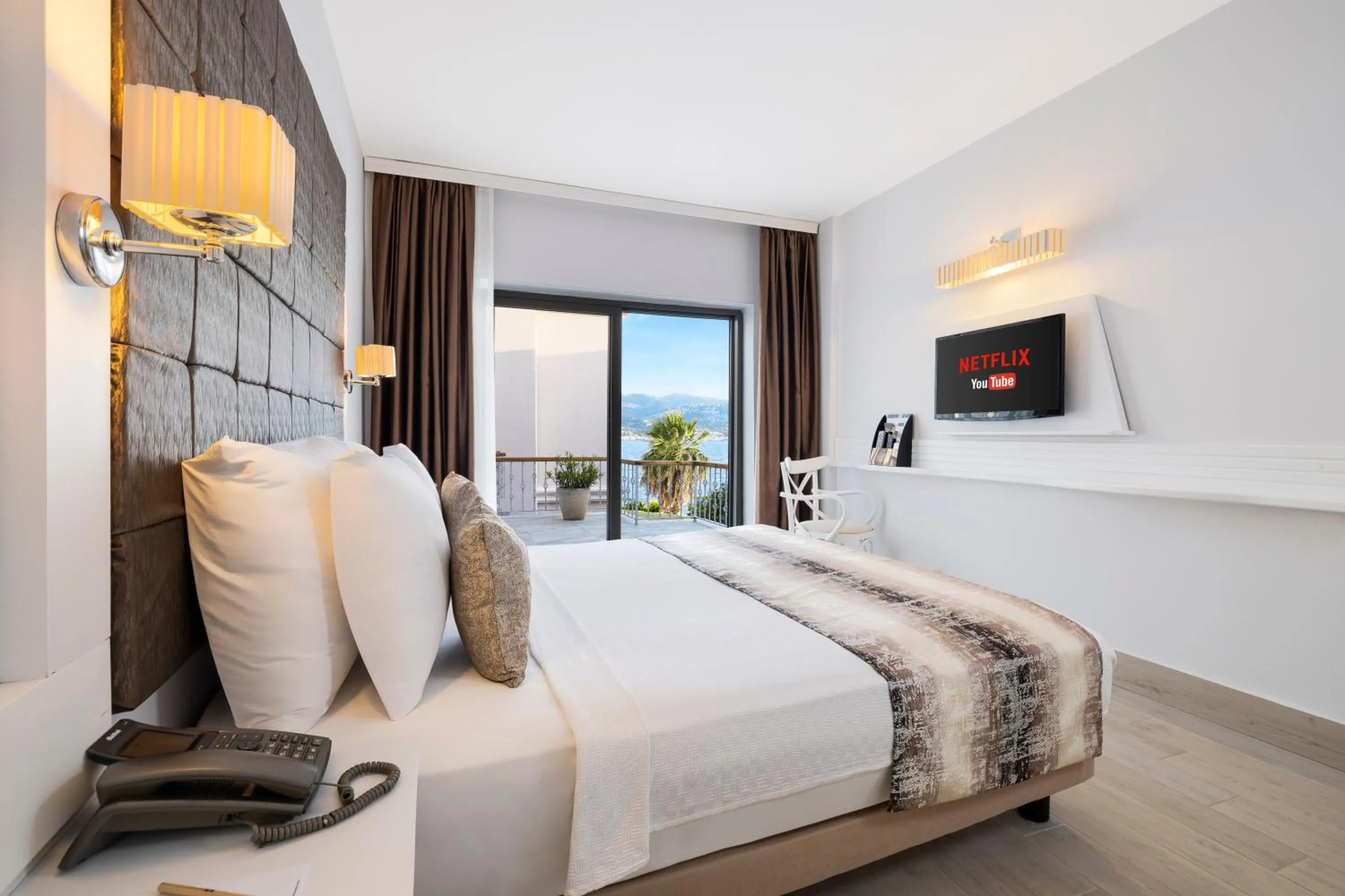 Bedroom, Bed in Elite Hotel Yalıkavak