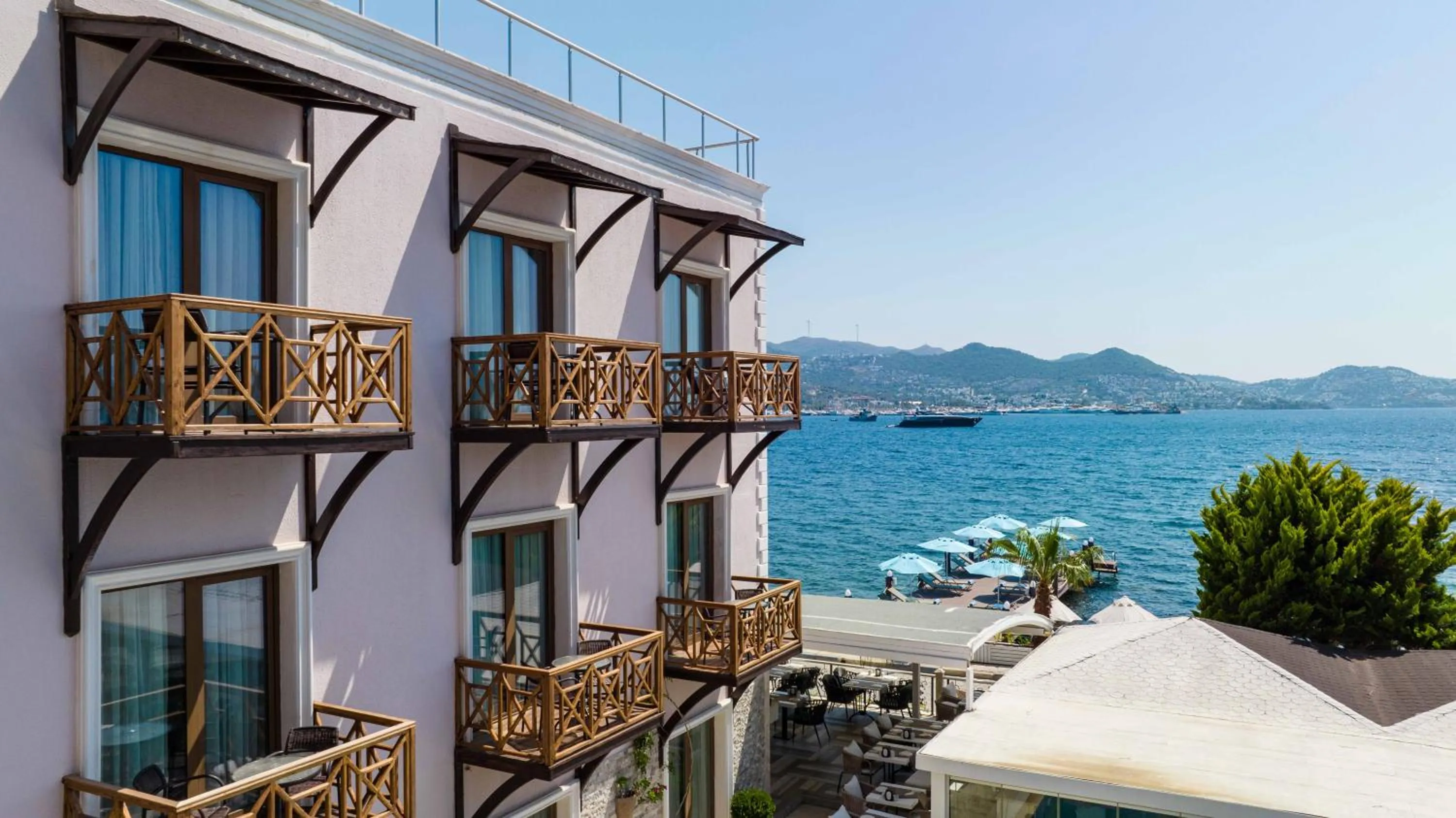 Balcony/Terrace in Elite Hotel Yalıkavak