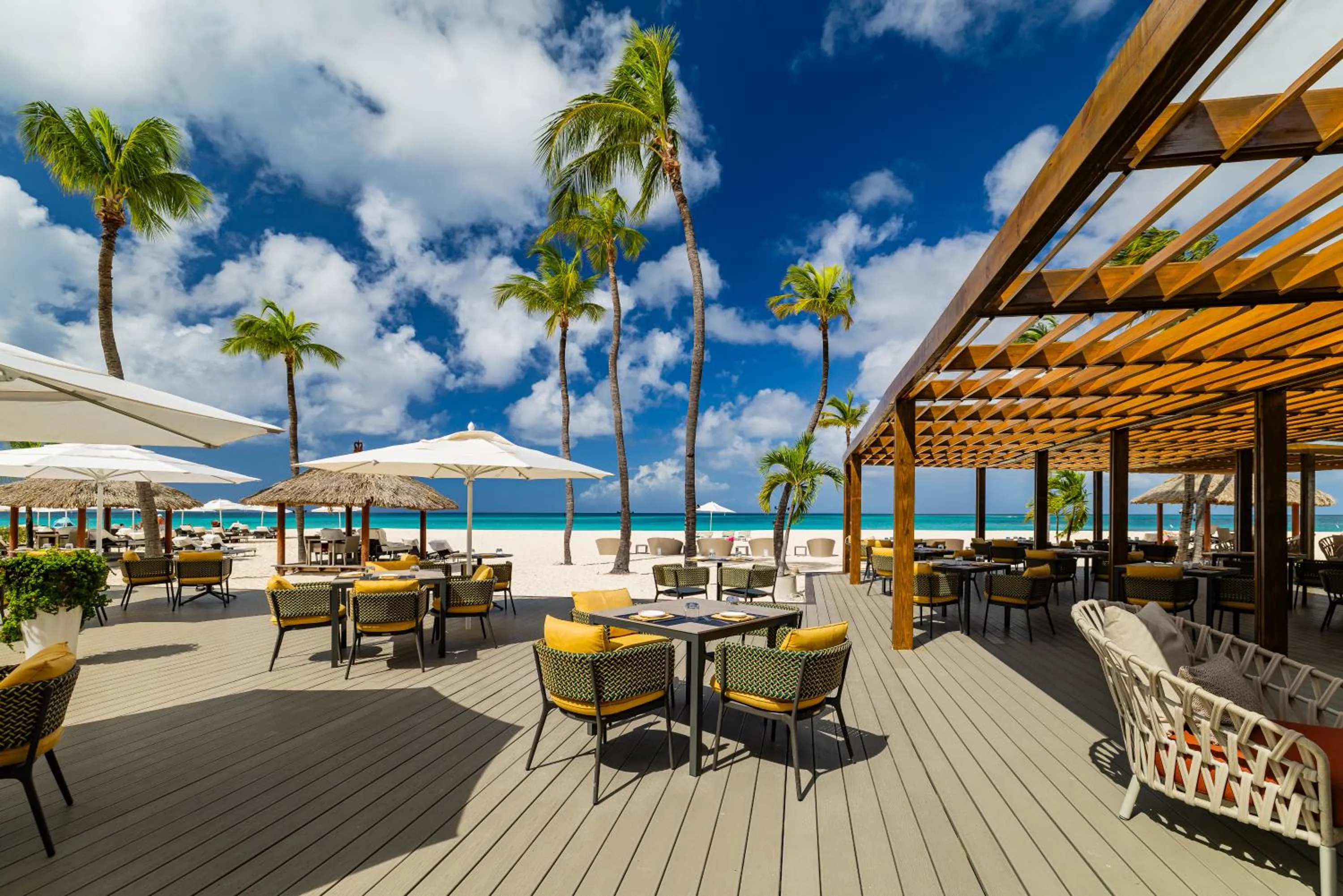 Patio in Bucuti & Tara Boutique Beach Resort - Adult Only