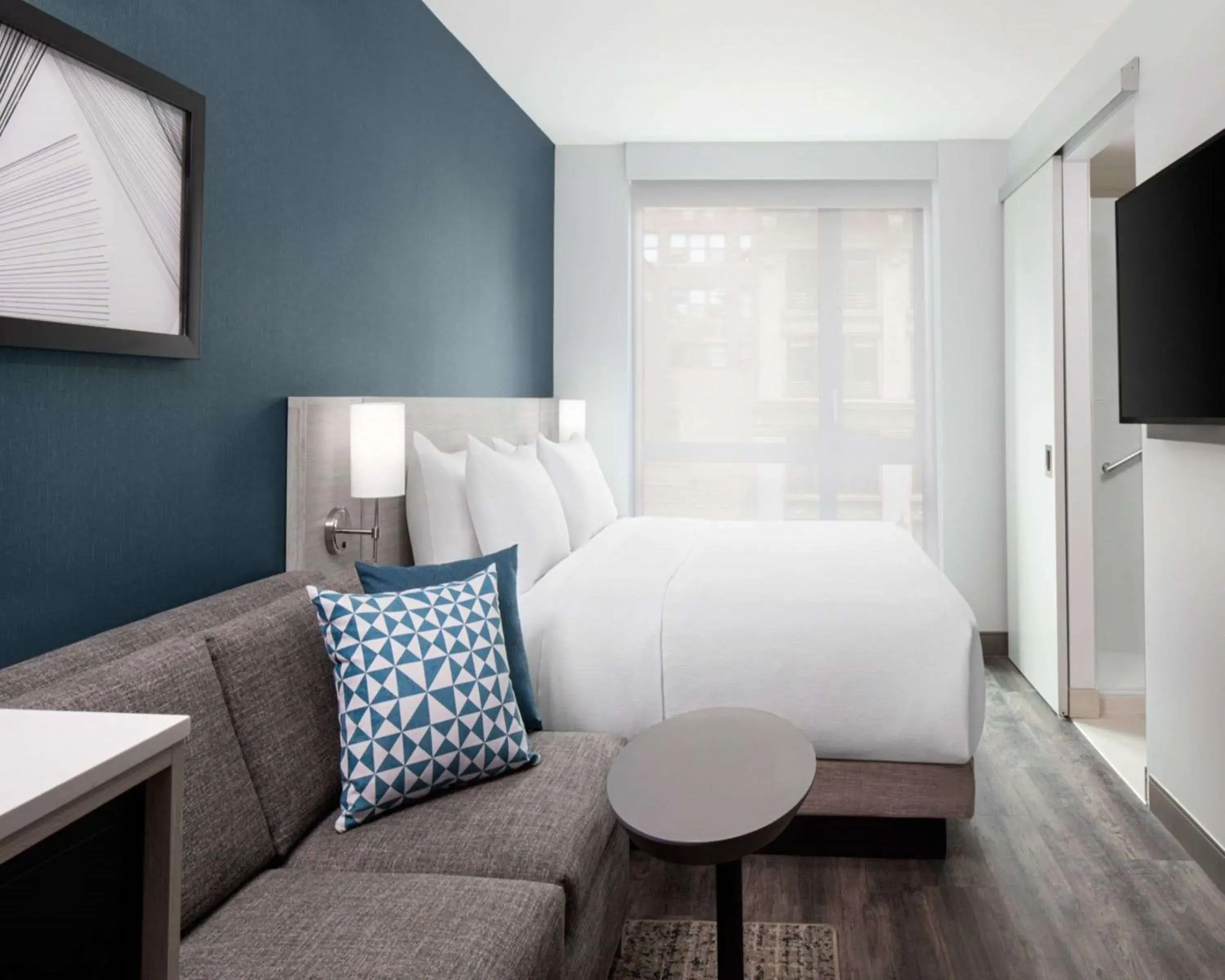 Bedroom, Bed in Hyatt Place New York Chelsea Bedroom, Bed in Hyatt Place New York Chelsea