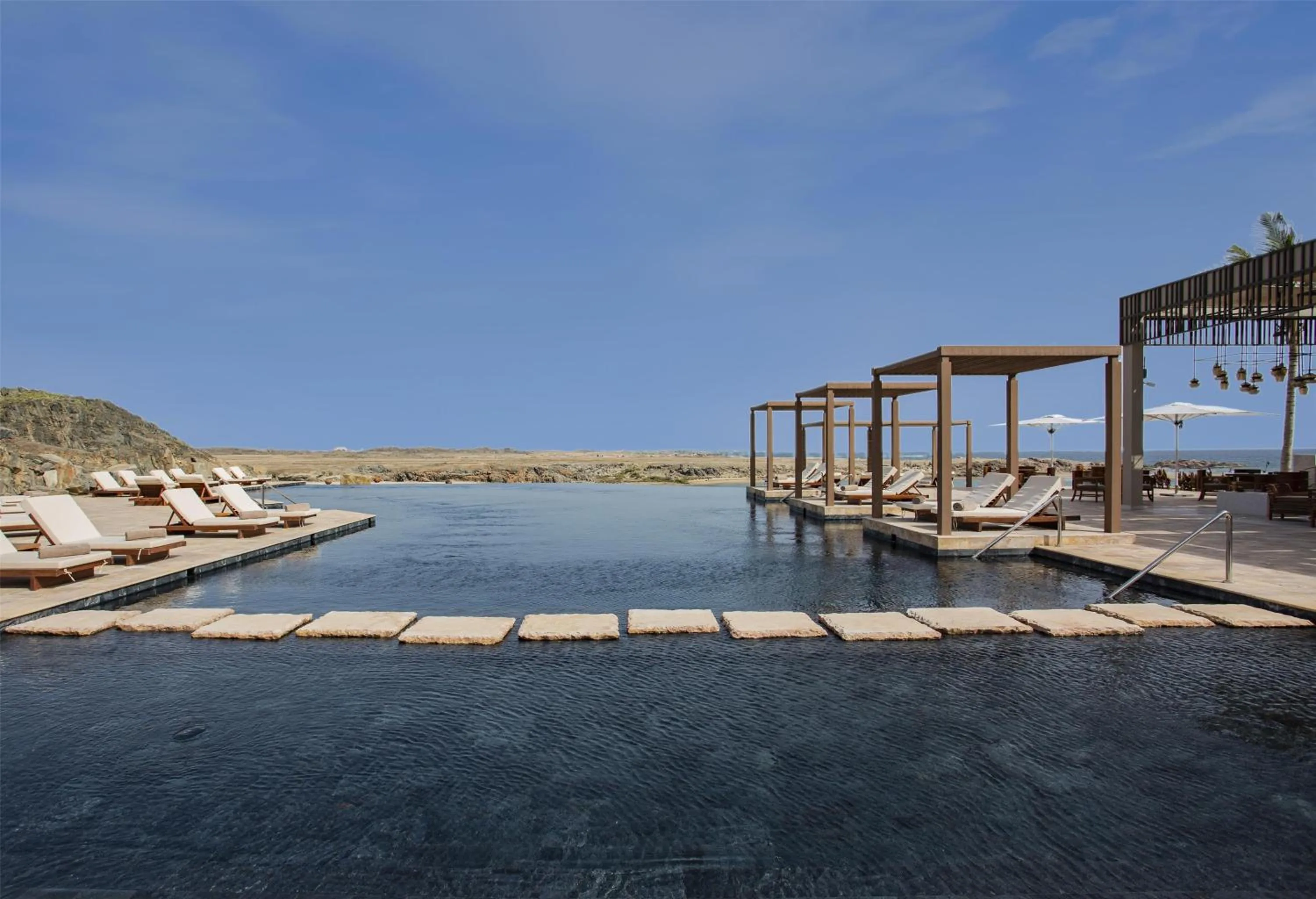 Swimming pool in Alila Hinu Bay Salalah Mirbat