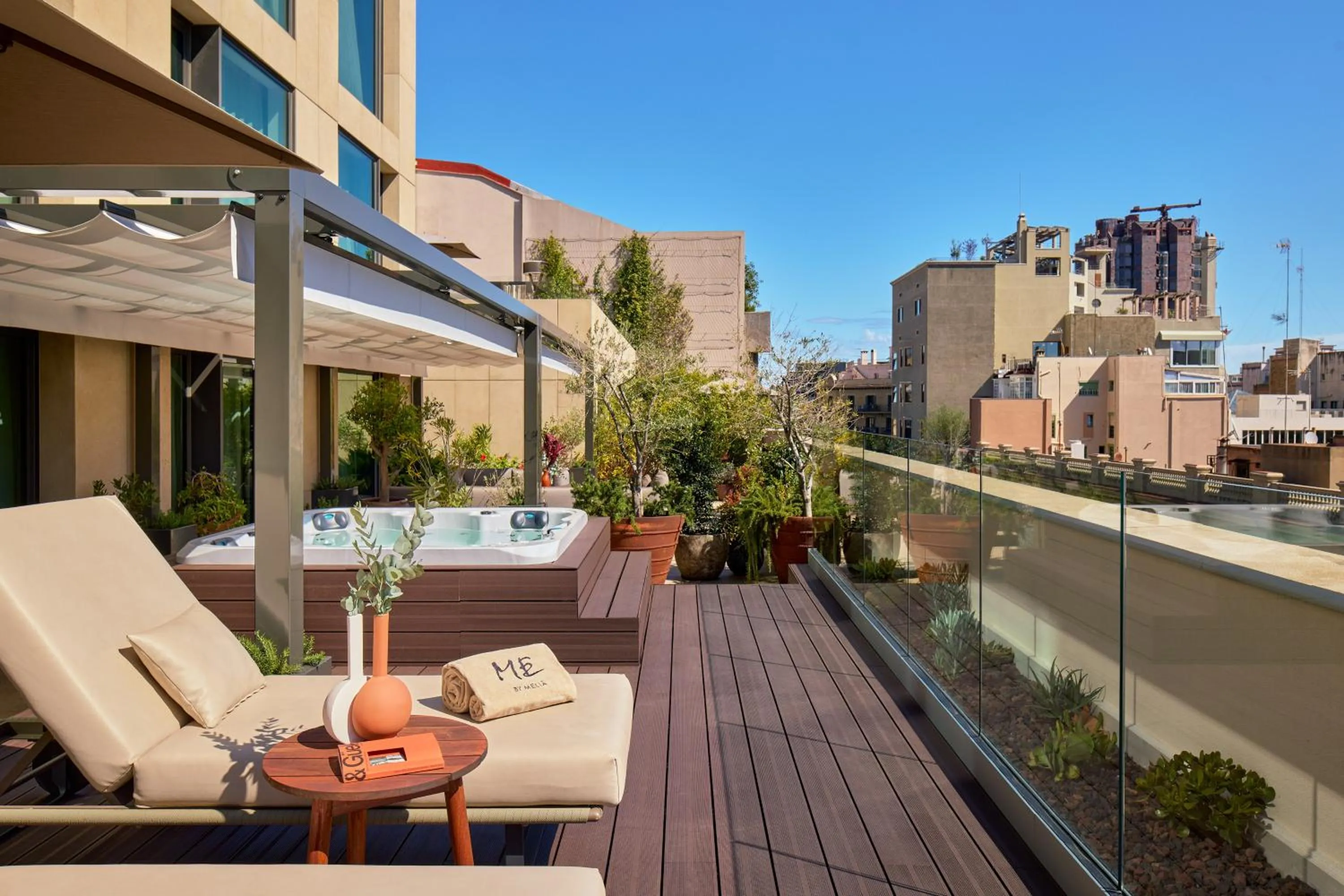 Balcony/Terrace in ME Barcelona