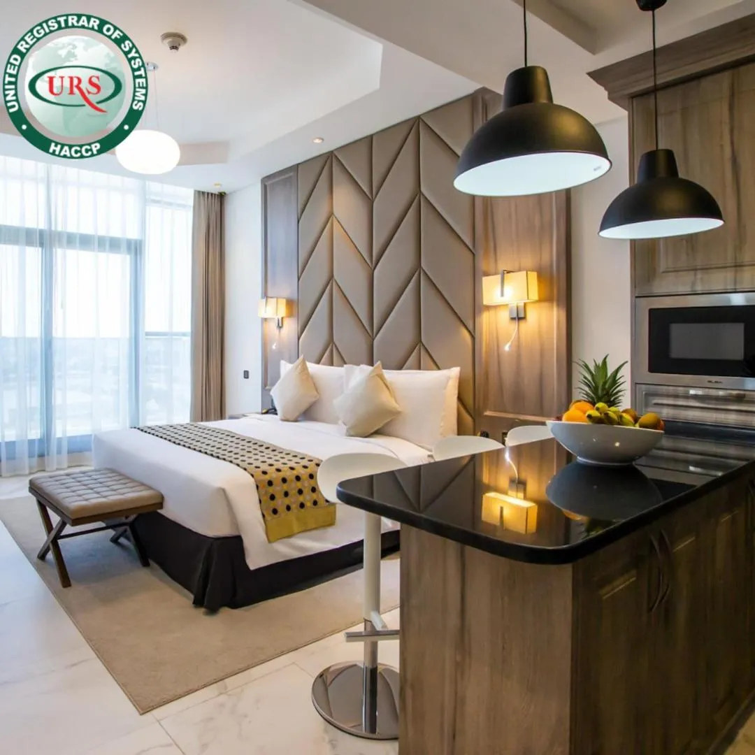 Bedroom, Bed in TIME Onyx Hotel Apartments