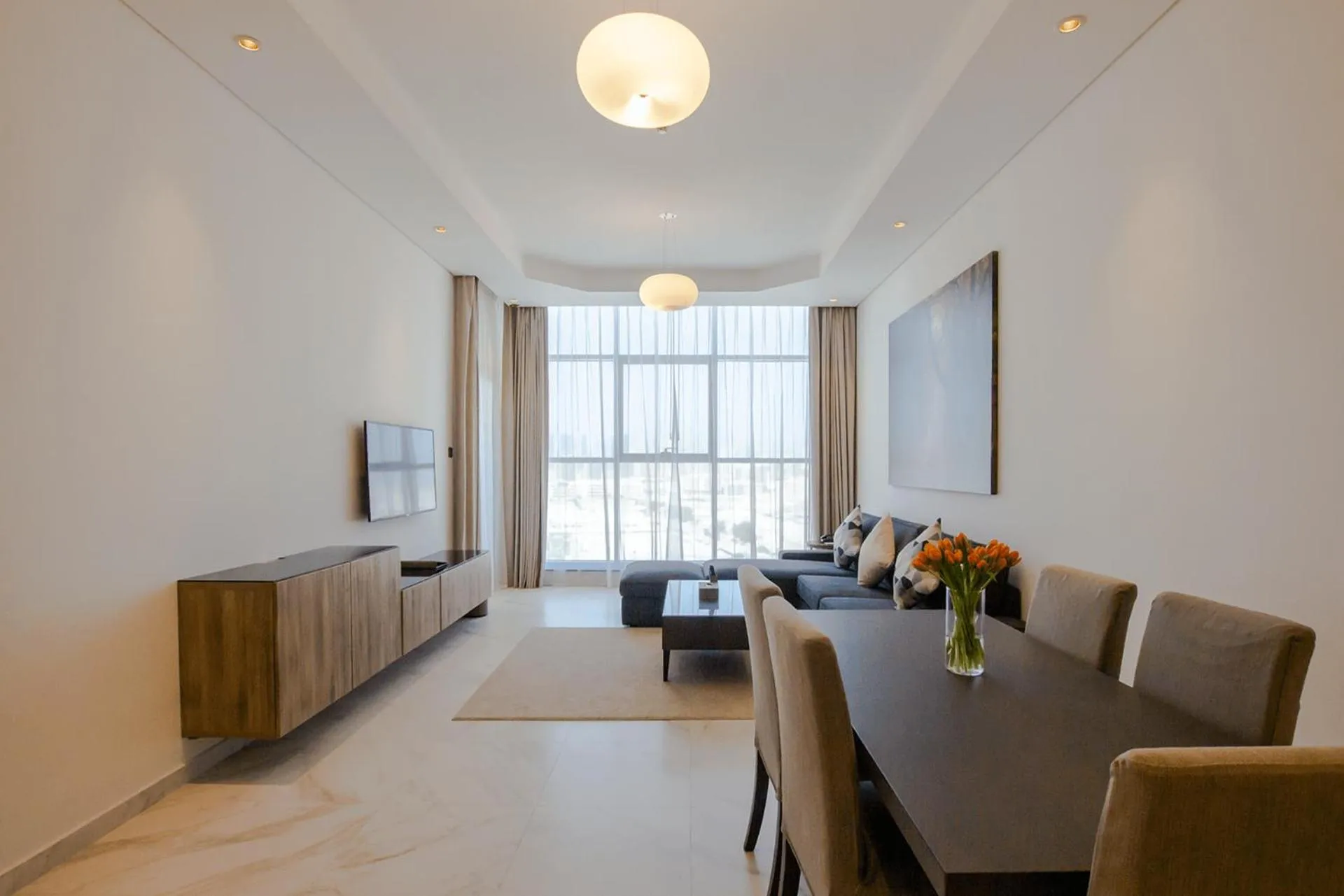 Living room in TIME Onyx Hotel Apartments