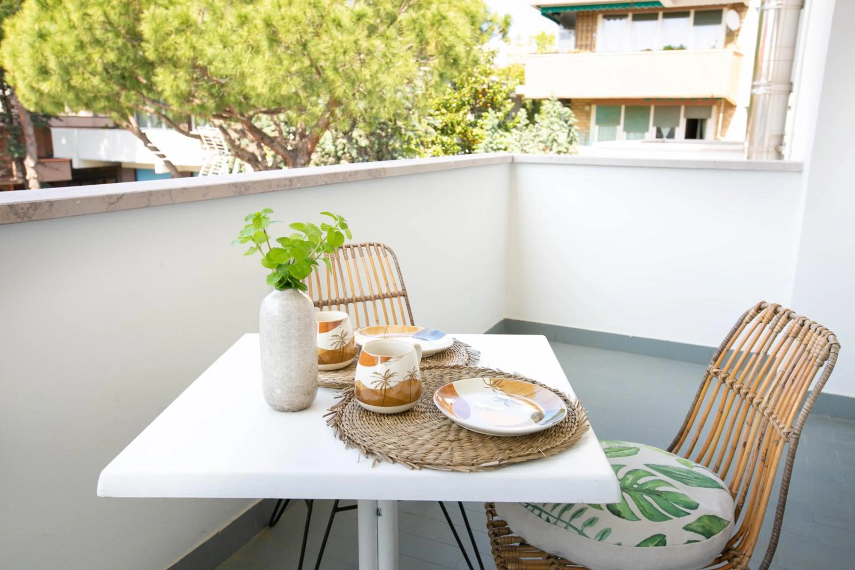 Balcony/Terrace in Residence Villa Dei Pini