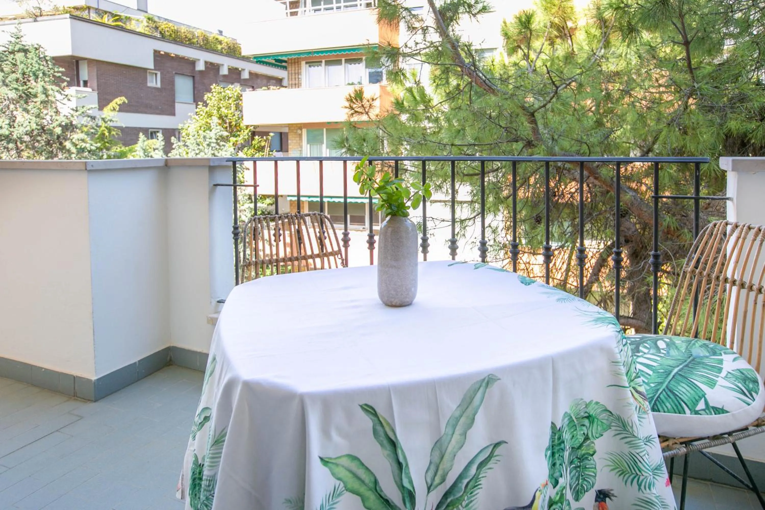 Balcony/Terrace in Residence Villa Dei Pini