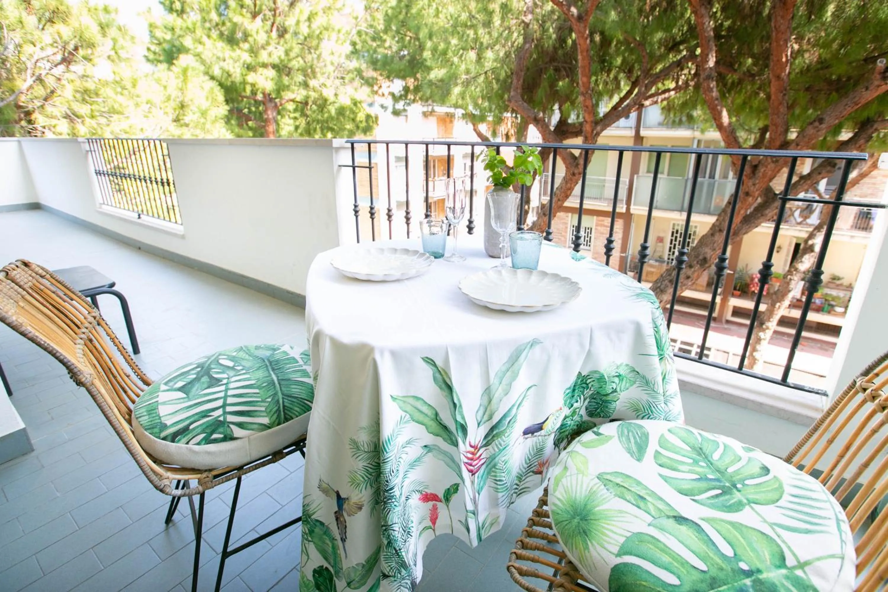 Balcony/Terrace in Residence Villa Dei Pini