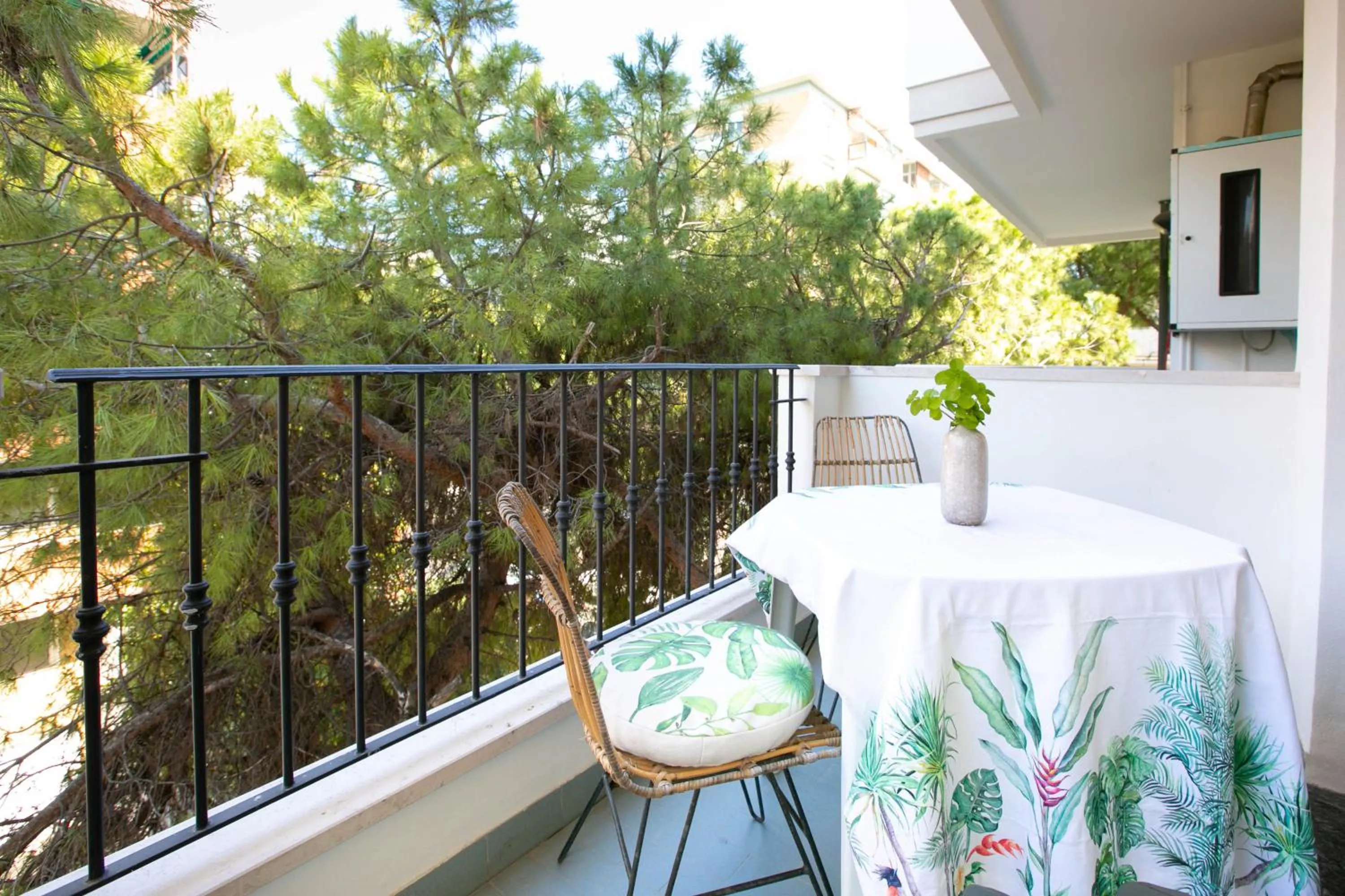 Balcony/Terrace in Residence Villa Dei Pini
