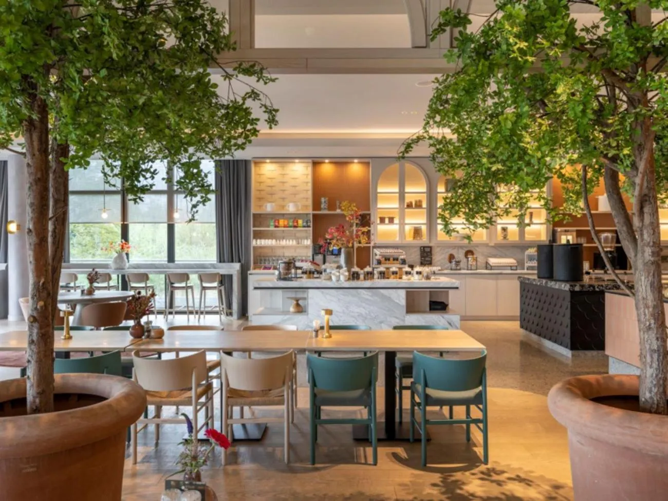 Buffet breakfast in Van der Valk Hotel Deventer