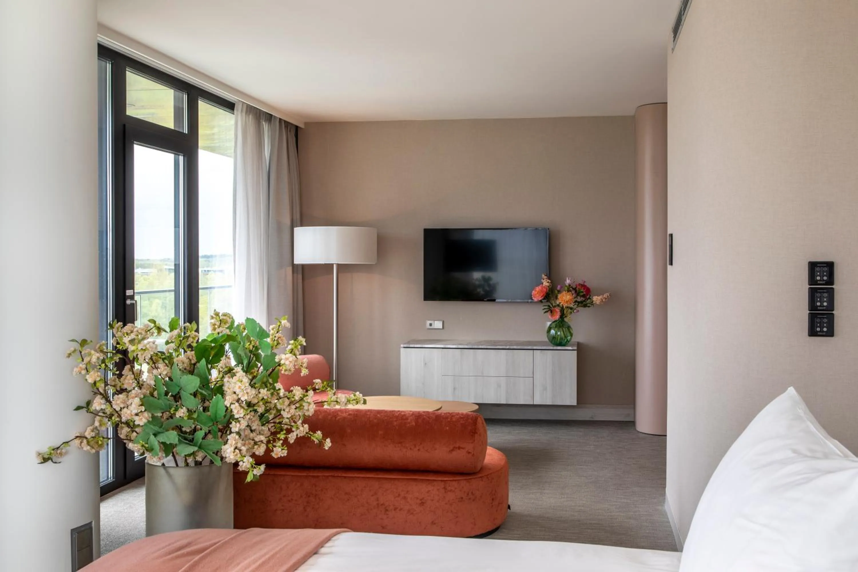 Seating area, Bed in Van der Valk Hotel Deventer