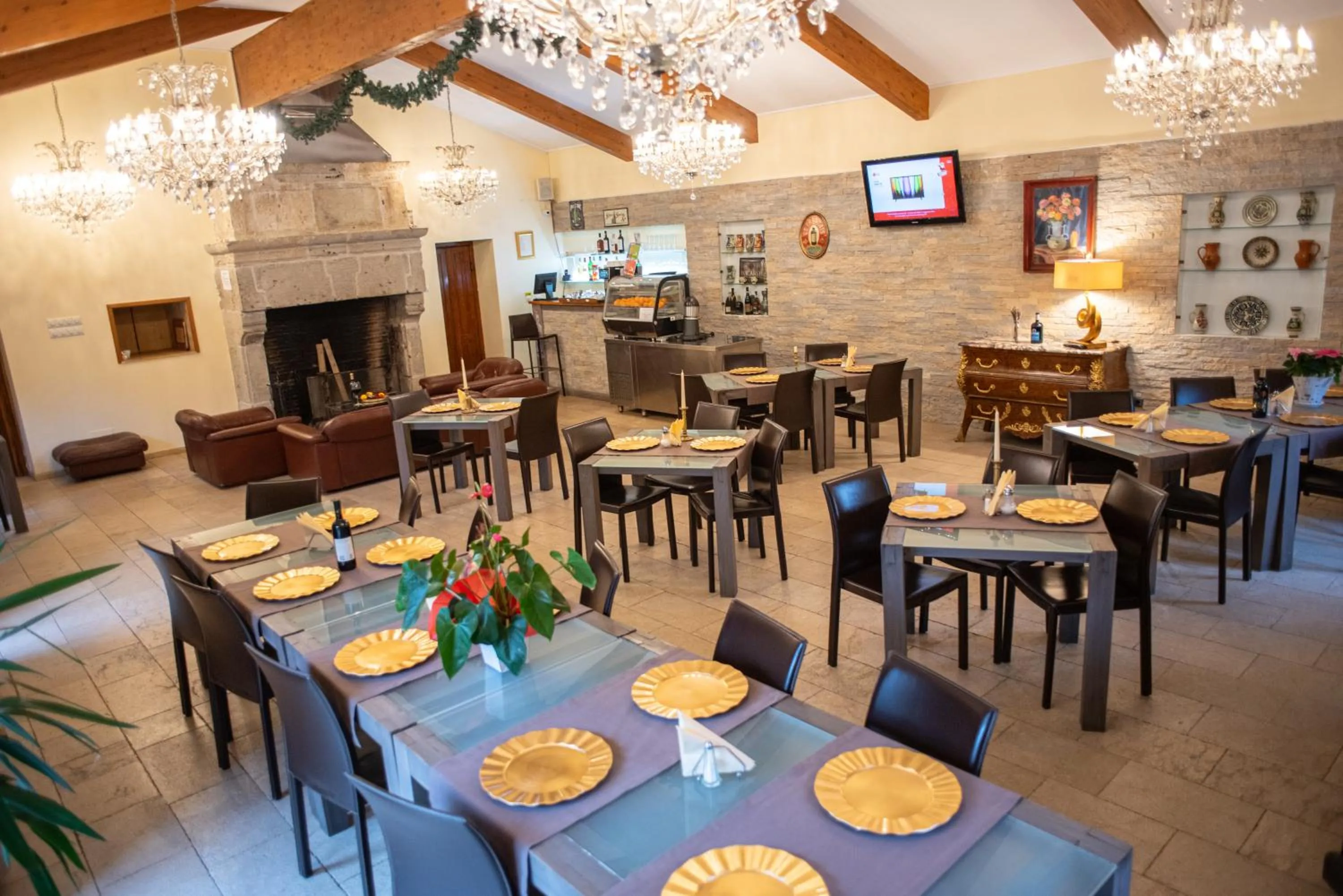 Lounge or bar in Villa Ermitage