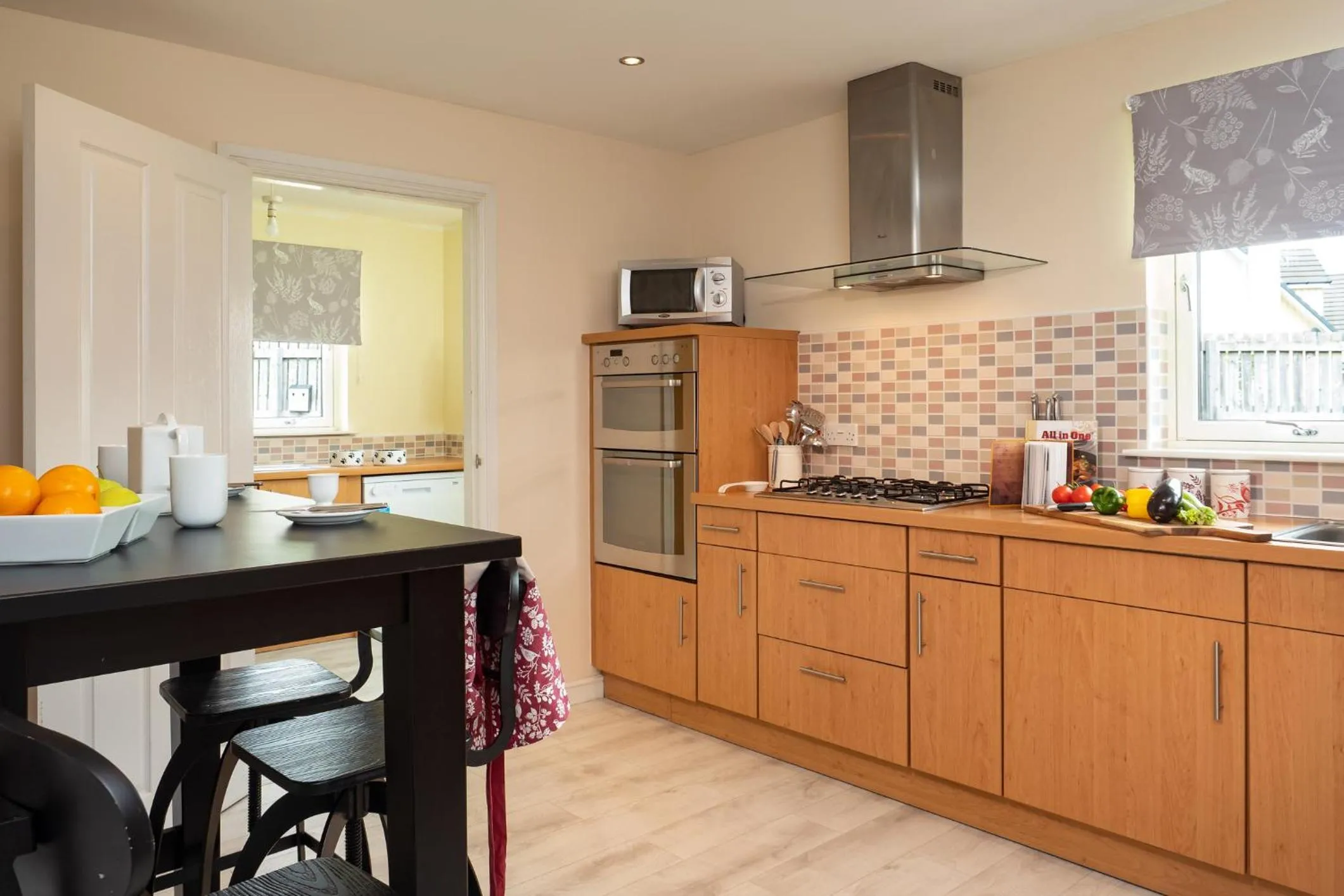 Kitchen or kitchenette in Eagle Lodge - Aviemore Lodges