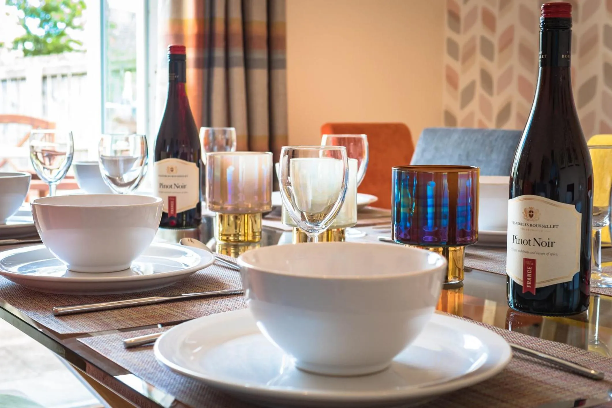 Dining area in Eagle Lodge - Aviemore Lodges