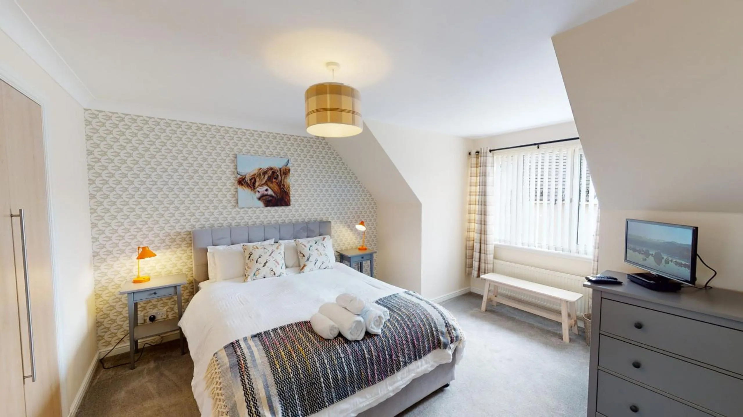 Bed in Eagle Lodge - Aviemore Lodges