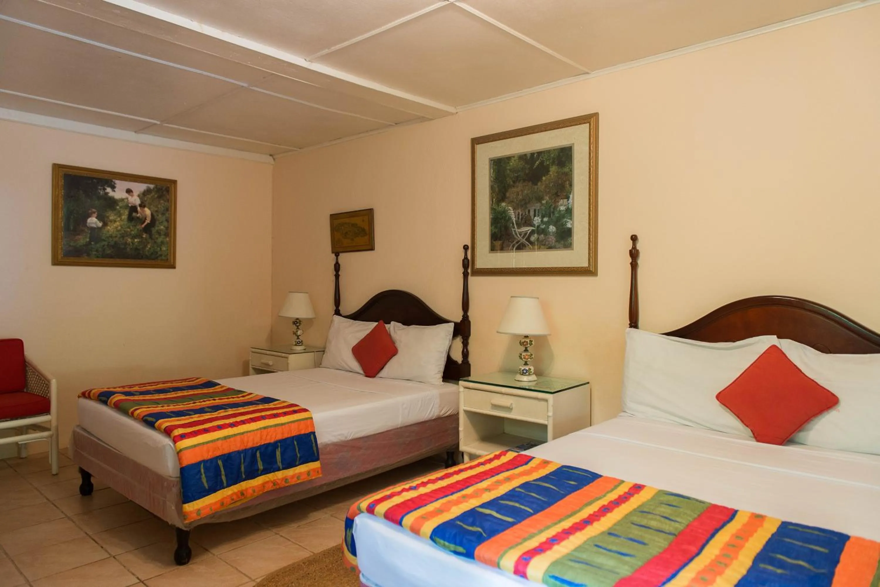 Bed in Villa Viento