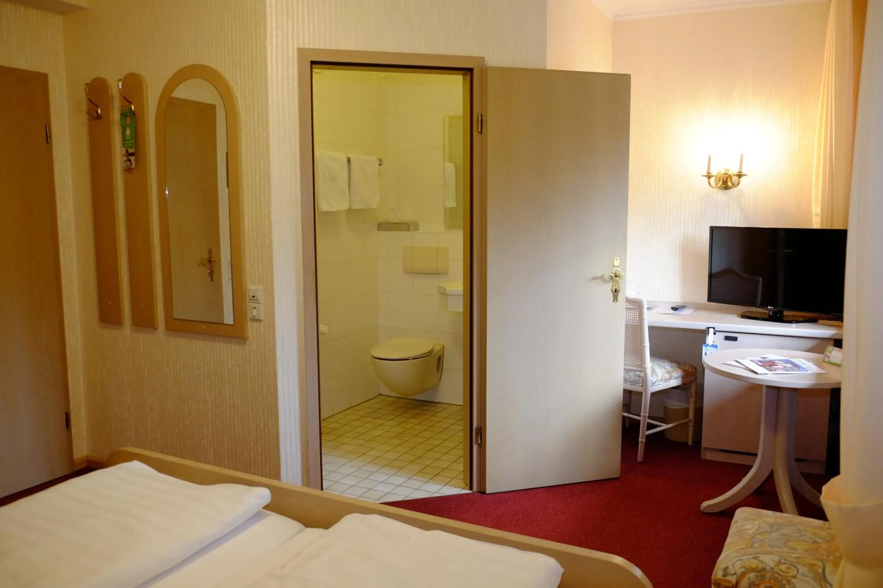 Bed in Flair Hotel Schwanen