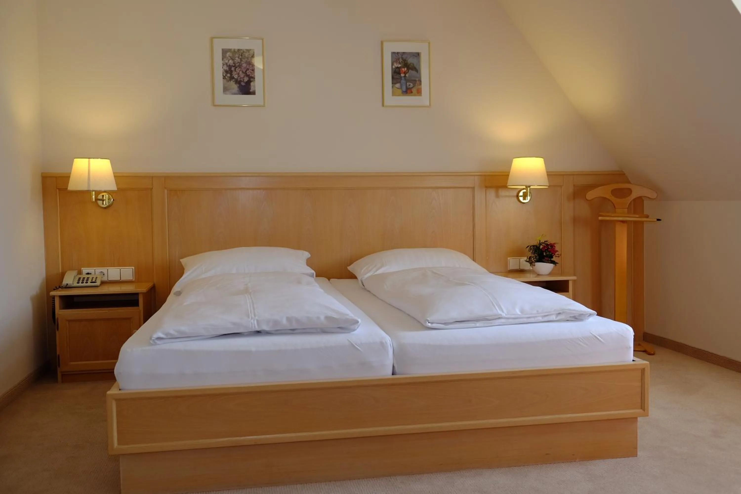 Bed in Flair Hotel Schwanen