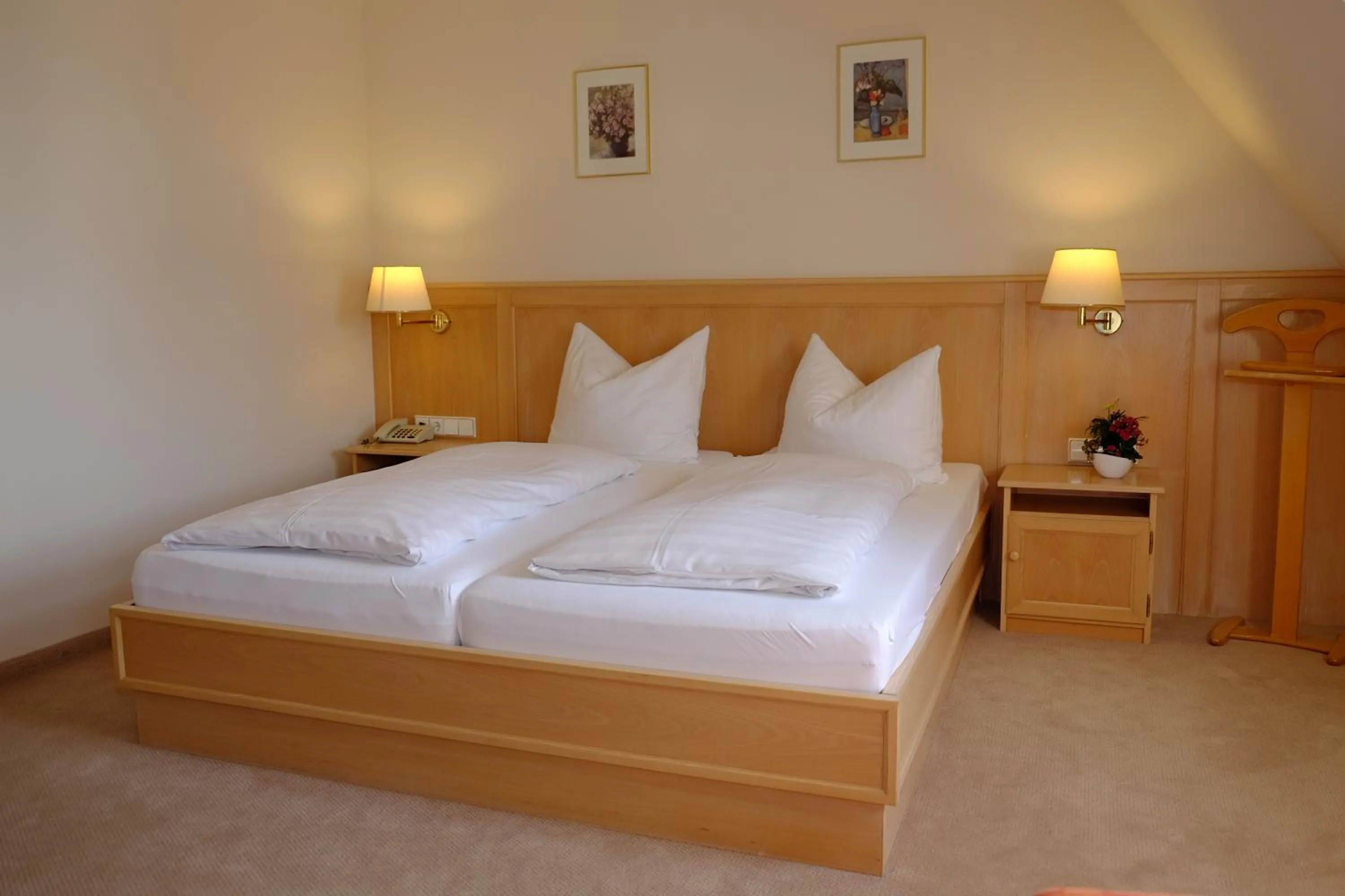 Bed in Flair Hotel Schwanen