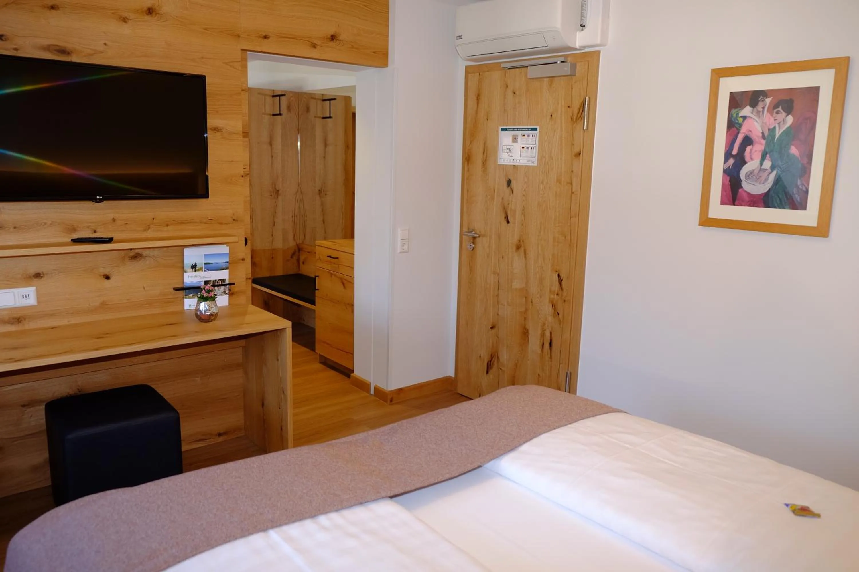 Bed in Flair Hotel Schwanen