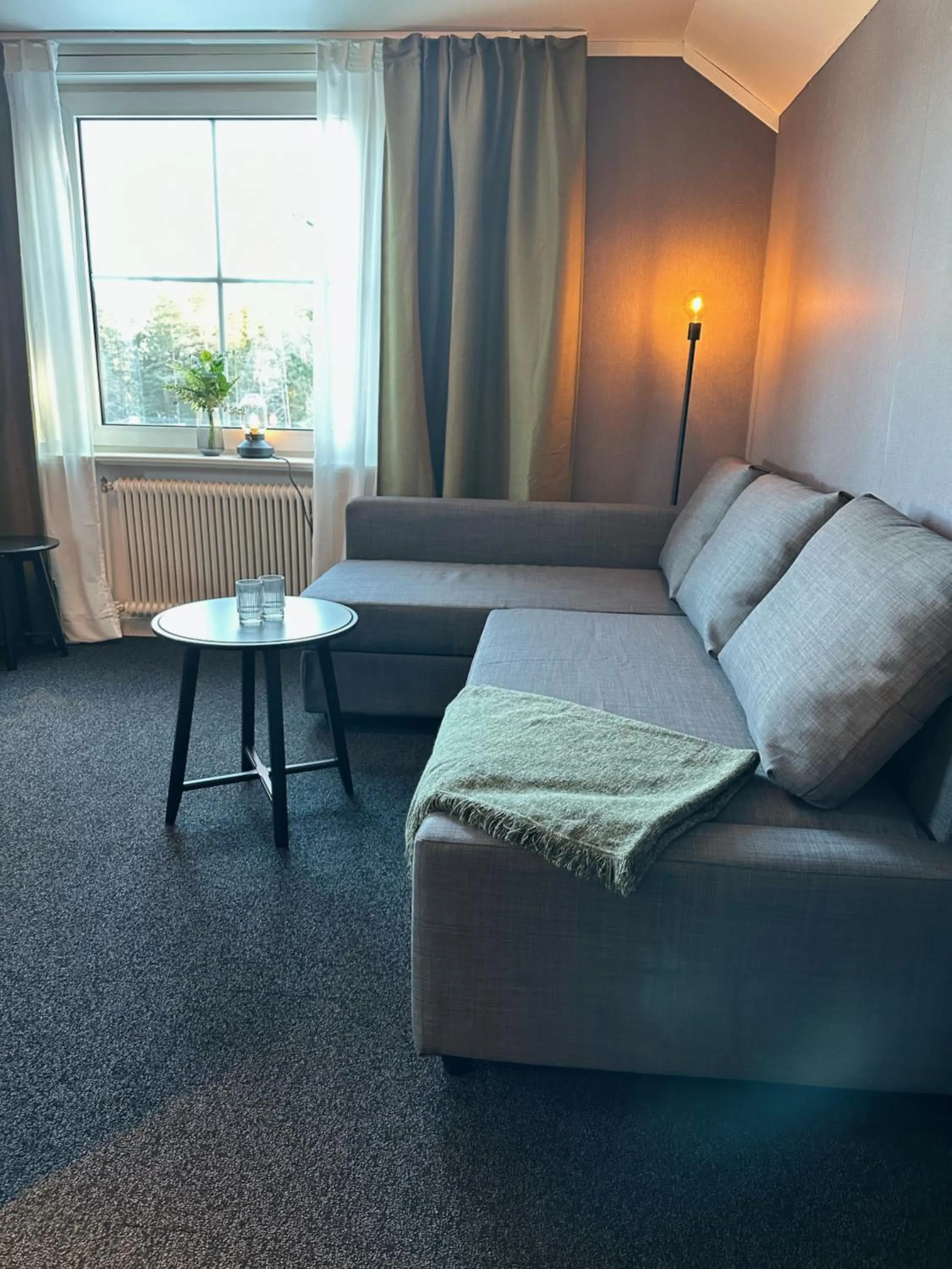 Seating area in Villa Bergli
