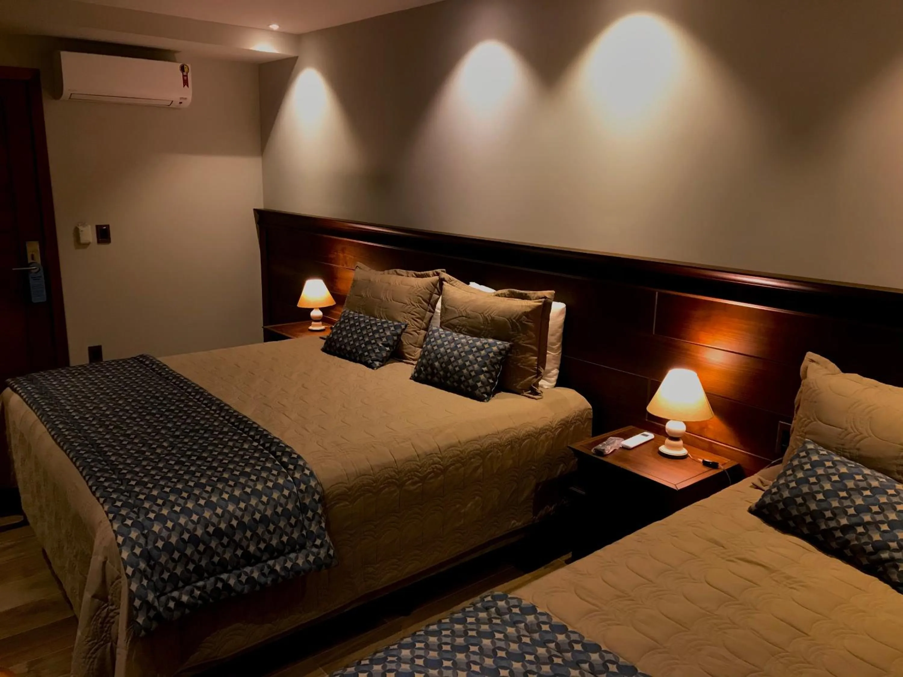 Bed in Pousada Serra Paradiso