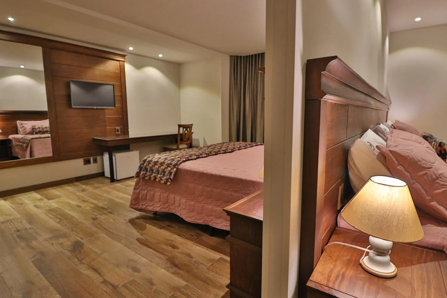 Bed in Pousada Serra Paradiso