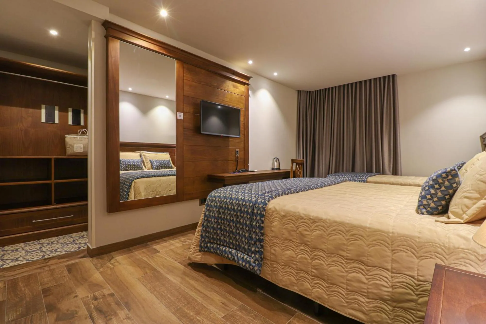 Bed in Pousada Serra Paradiso