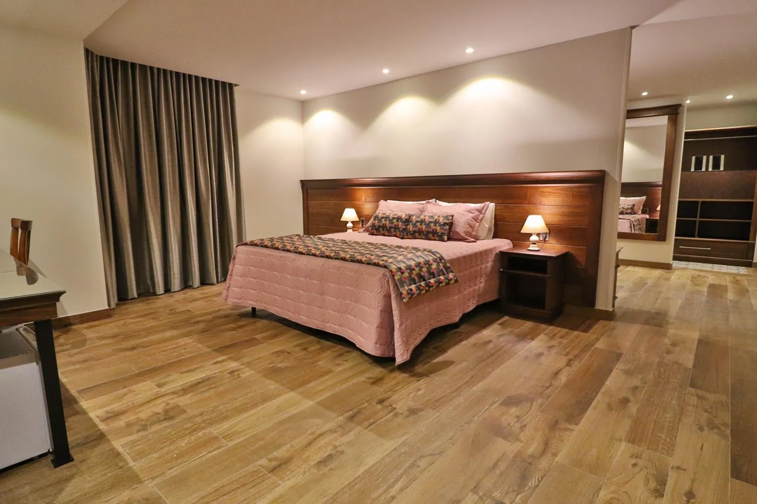 Bed in Pousada Serra Paradiso