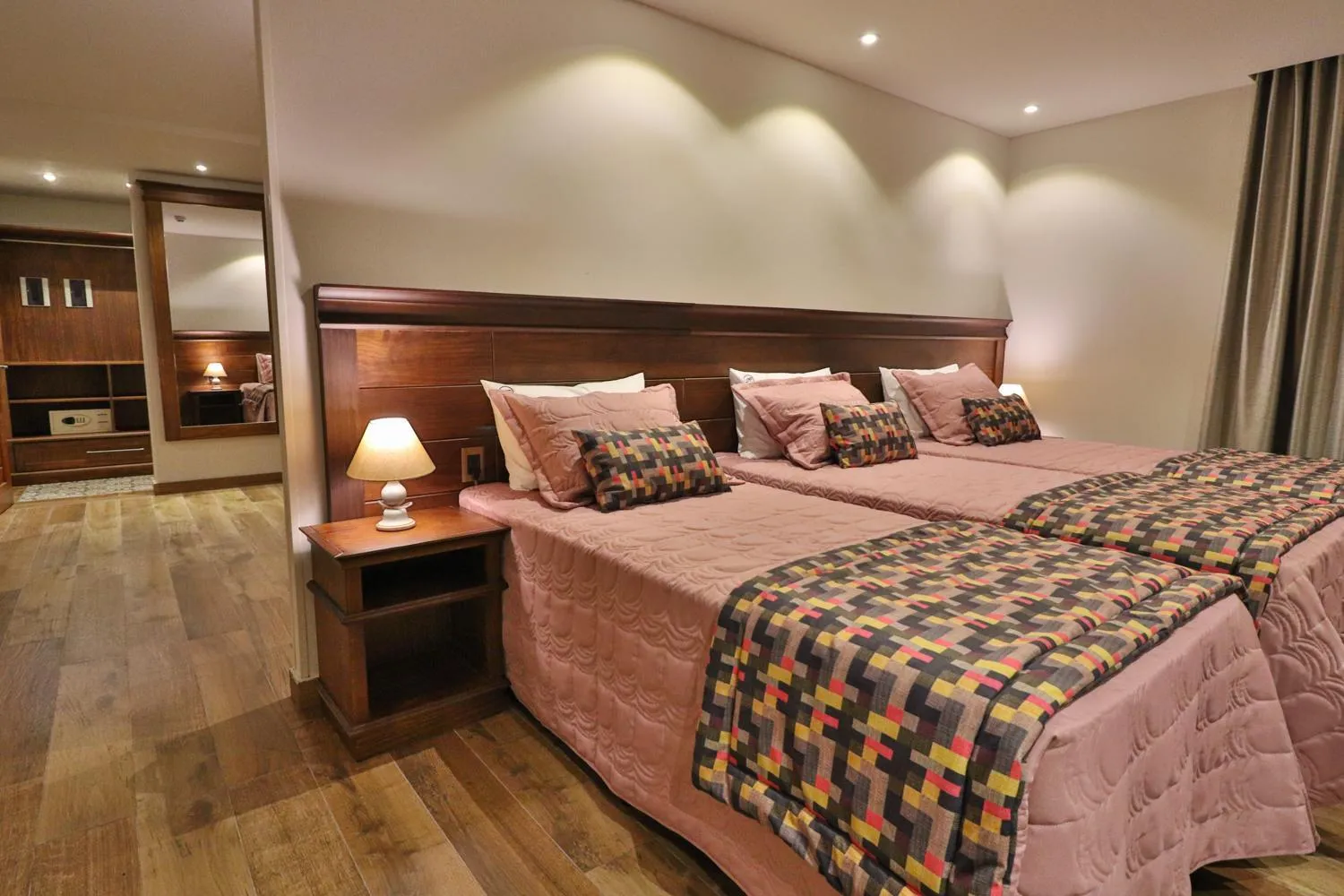 Bed in Pousada Serra Paradiso