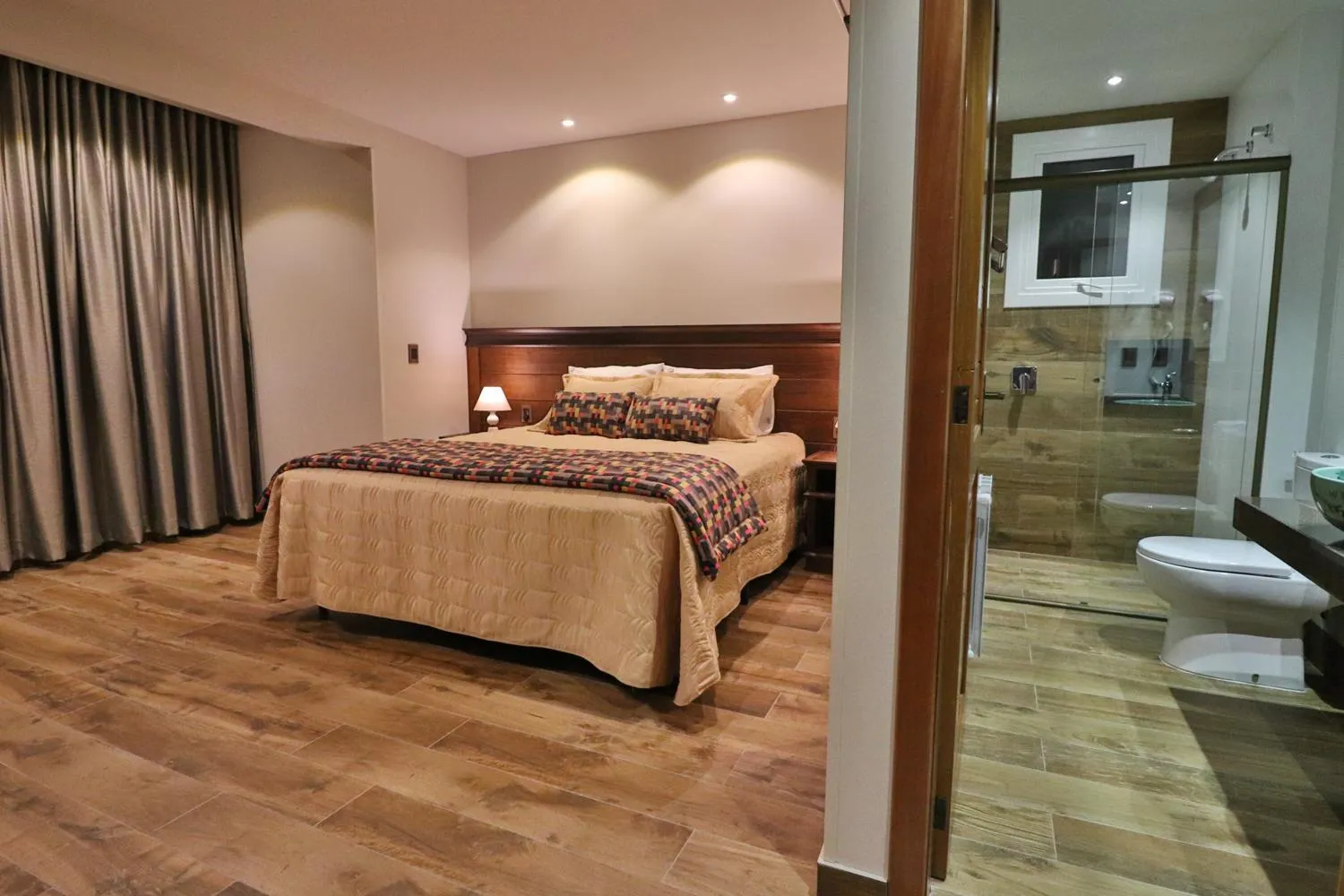 Bed in Pousada Serra Paradiso