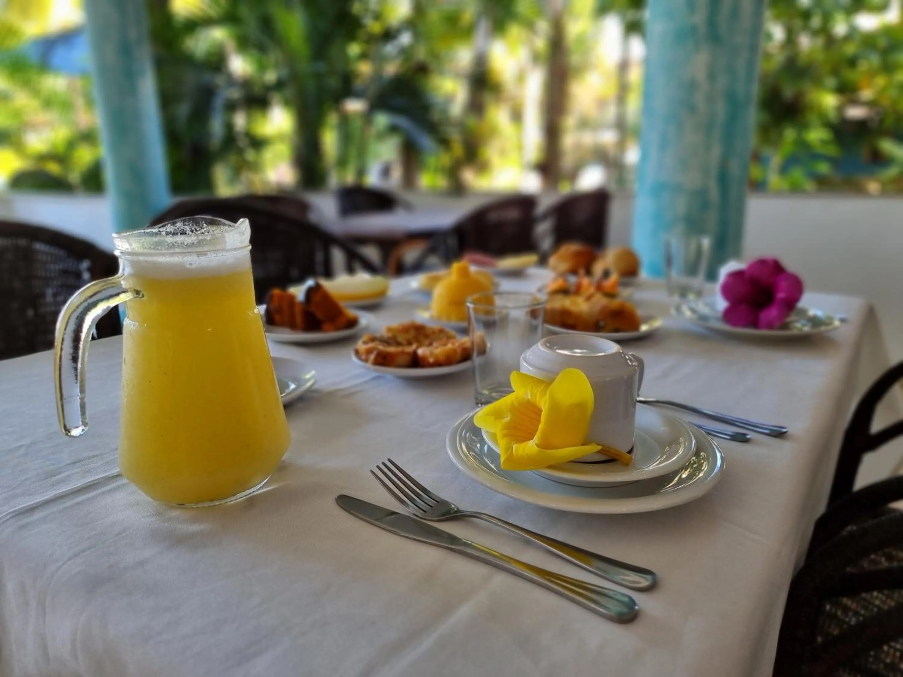 Breakfast in Pousada Solar das Orquídeas