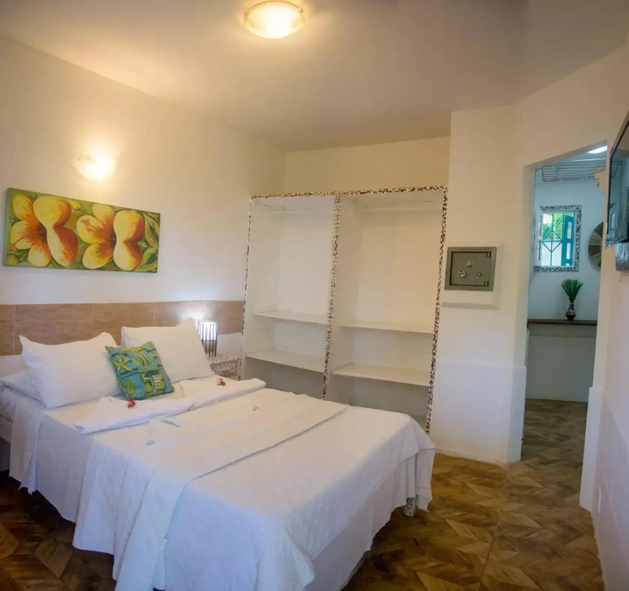 Bedroom, Bed in Pousada Solar das Orquídeas